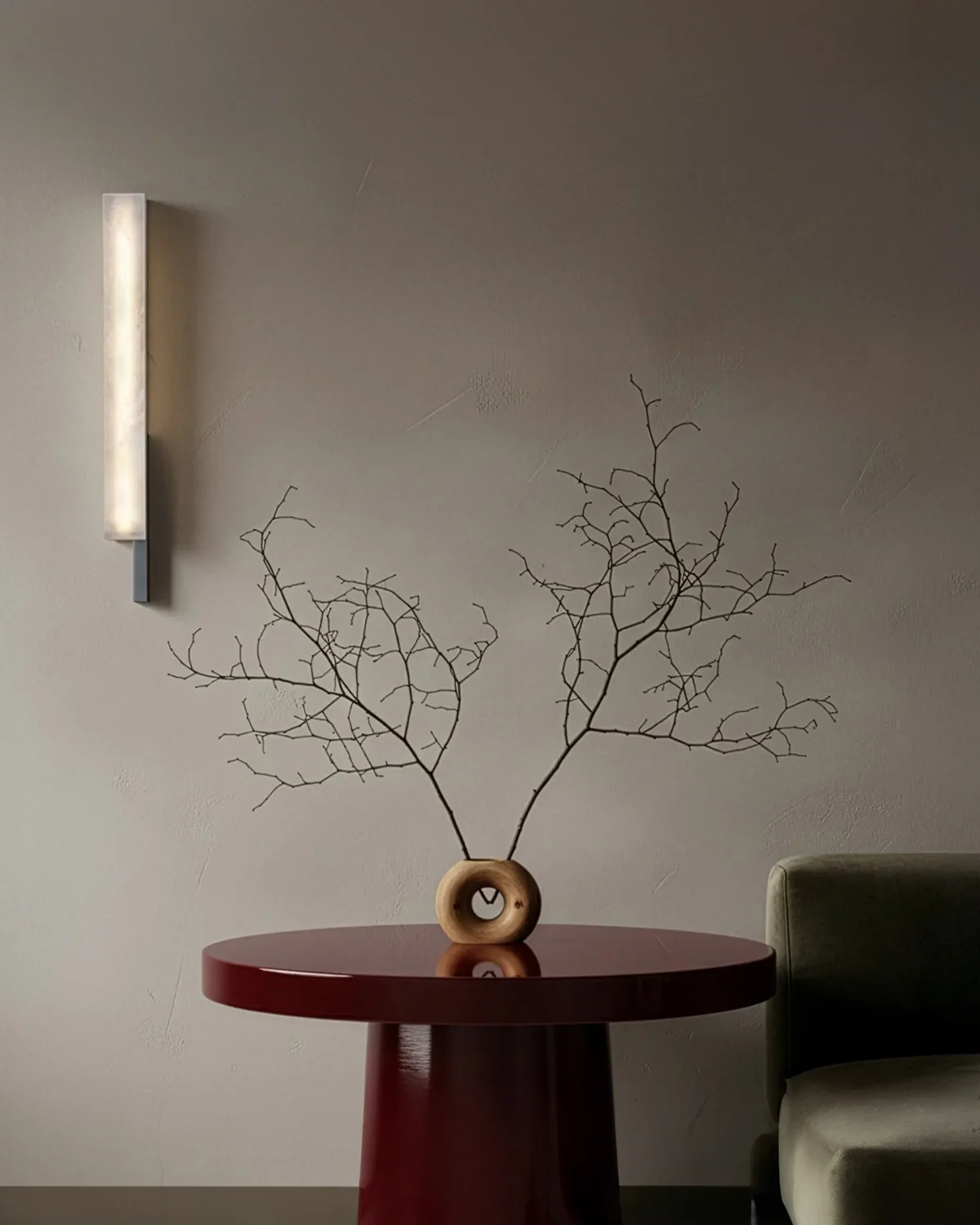 Alabaster Bloc Wall Light - Image 2
