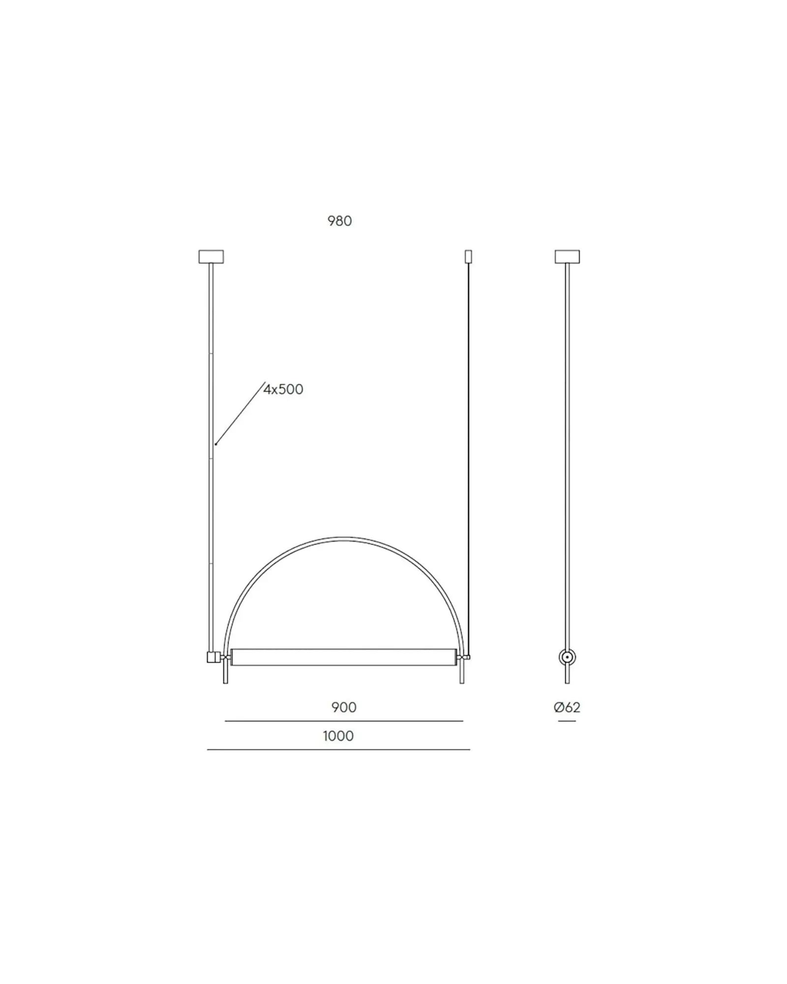 Arc Pendant Light - Image 5