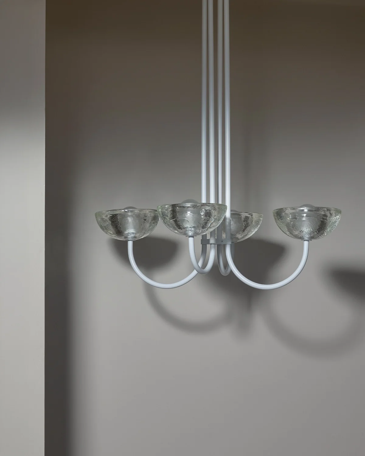 Aurelia Narrow Chandelier, Cast Glass - Image 5
