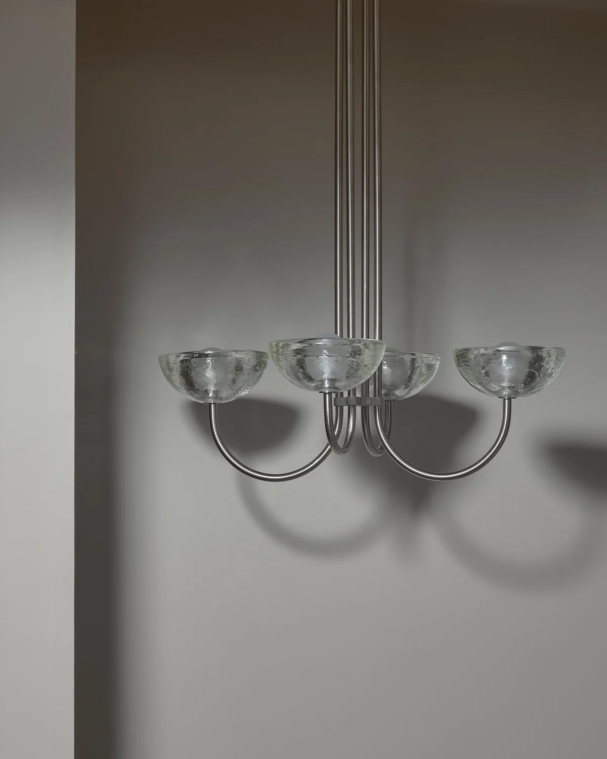 Aurelia Narrow Chandelier, Cast Glass - Image 6