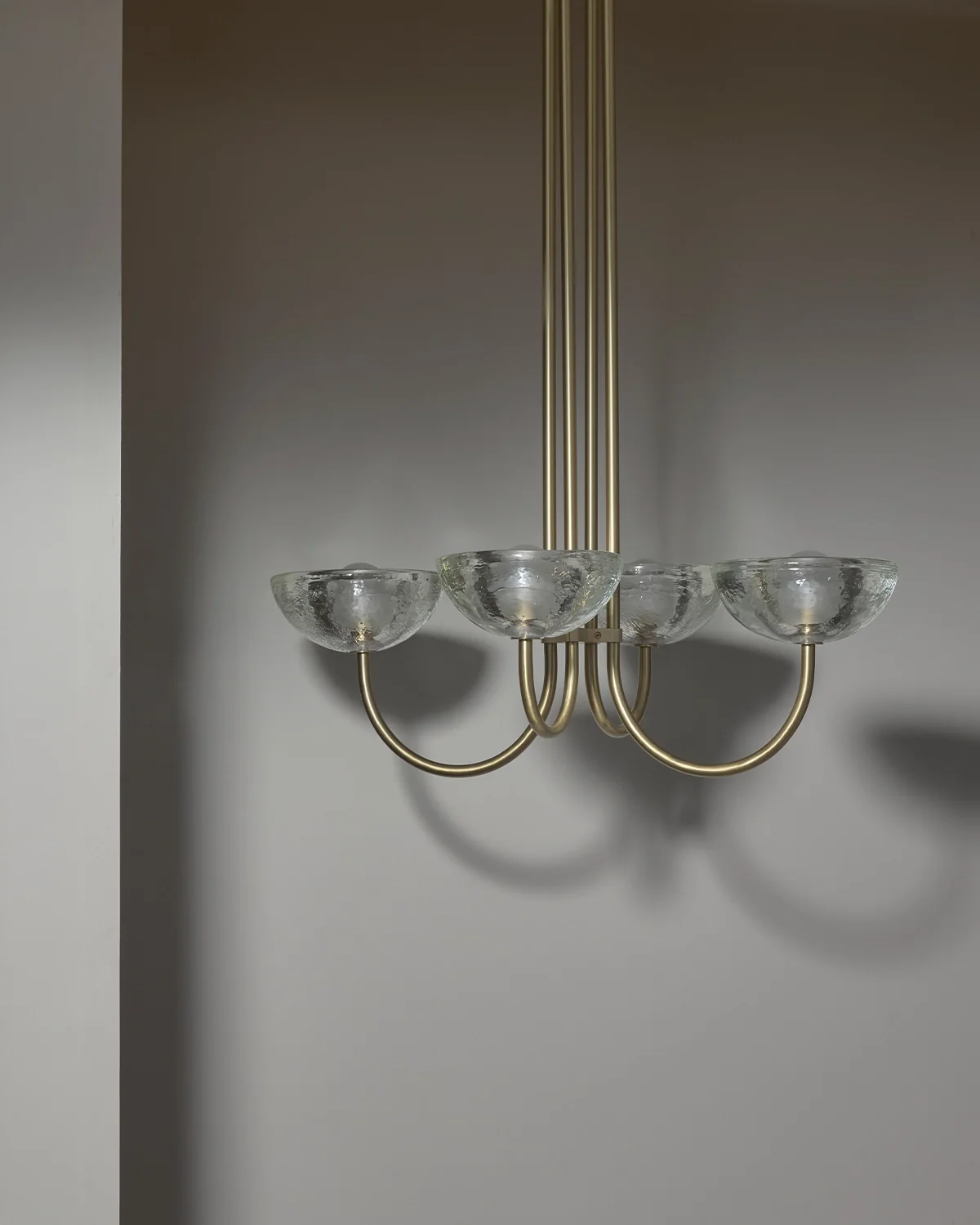 Aurelia Narrow Chandelier, Cast Glass - Image 7