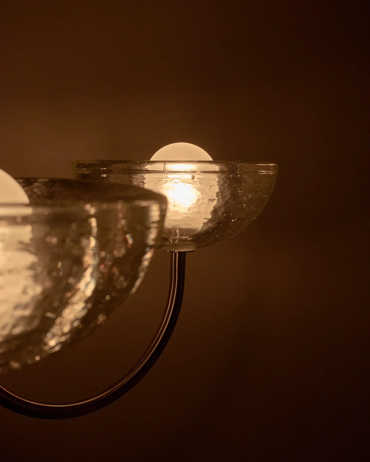 Aurelia Triple Chandelier, Cast Glass - Image 7