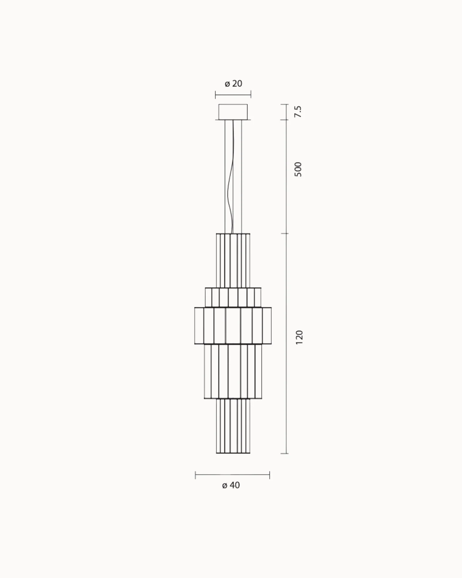 Babel Large Pendant Light - Image 6