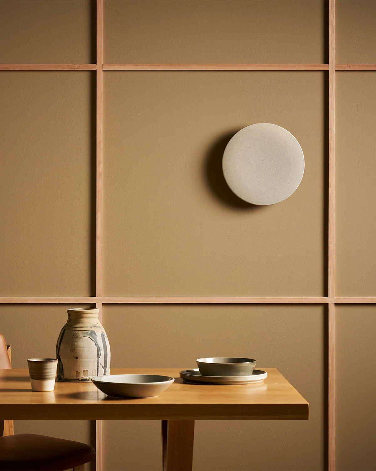 Backlit Disc Wall Light