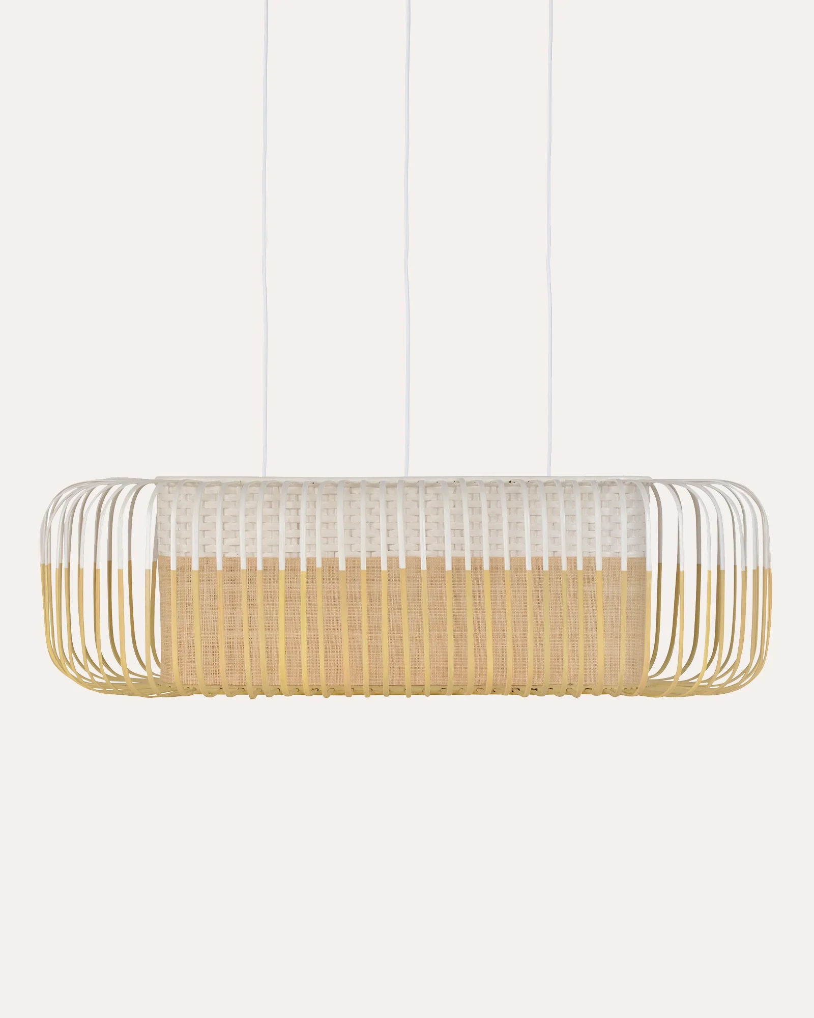 Bamboo Oval Pendant Light - Image 5