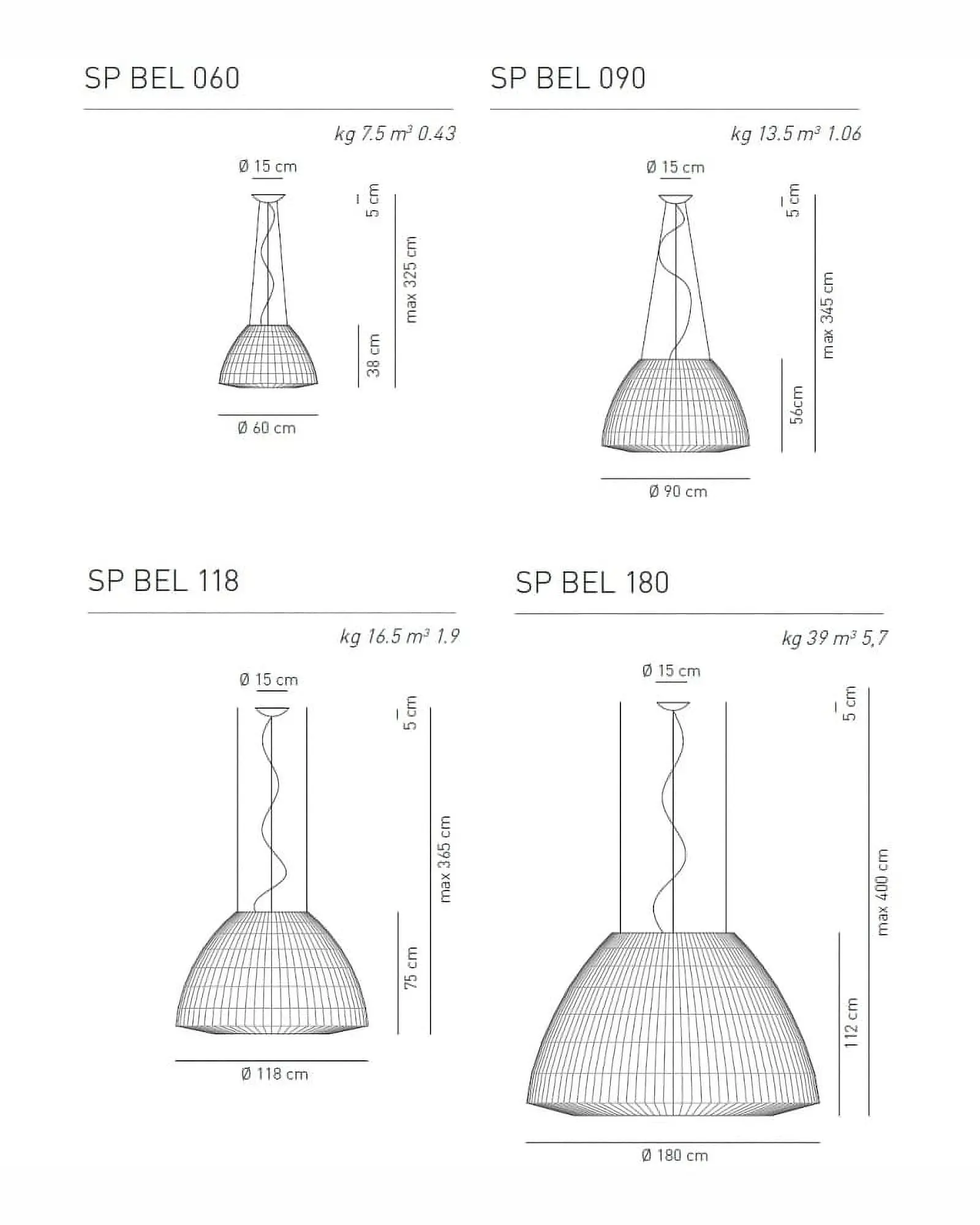 Bell Fabric Pendant Light - Image 5