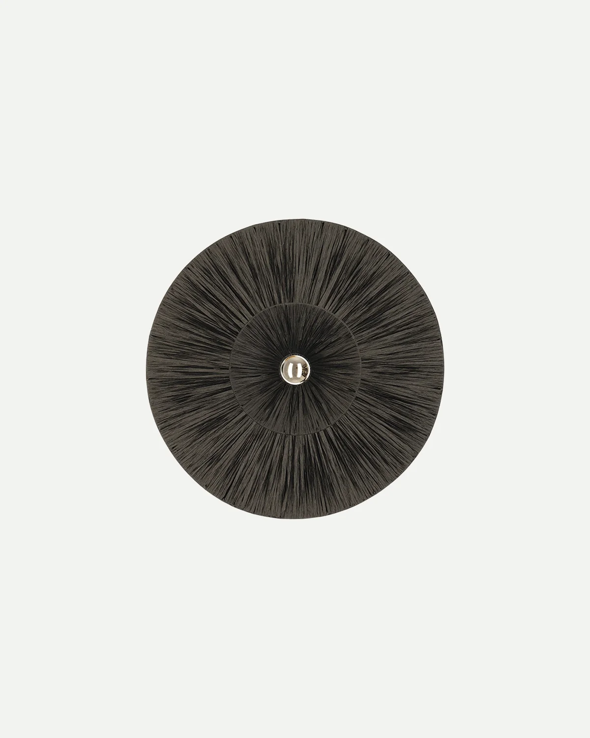Black Rattan Wall Light - Image 3