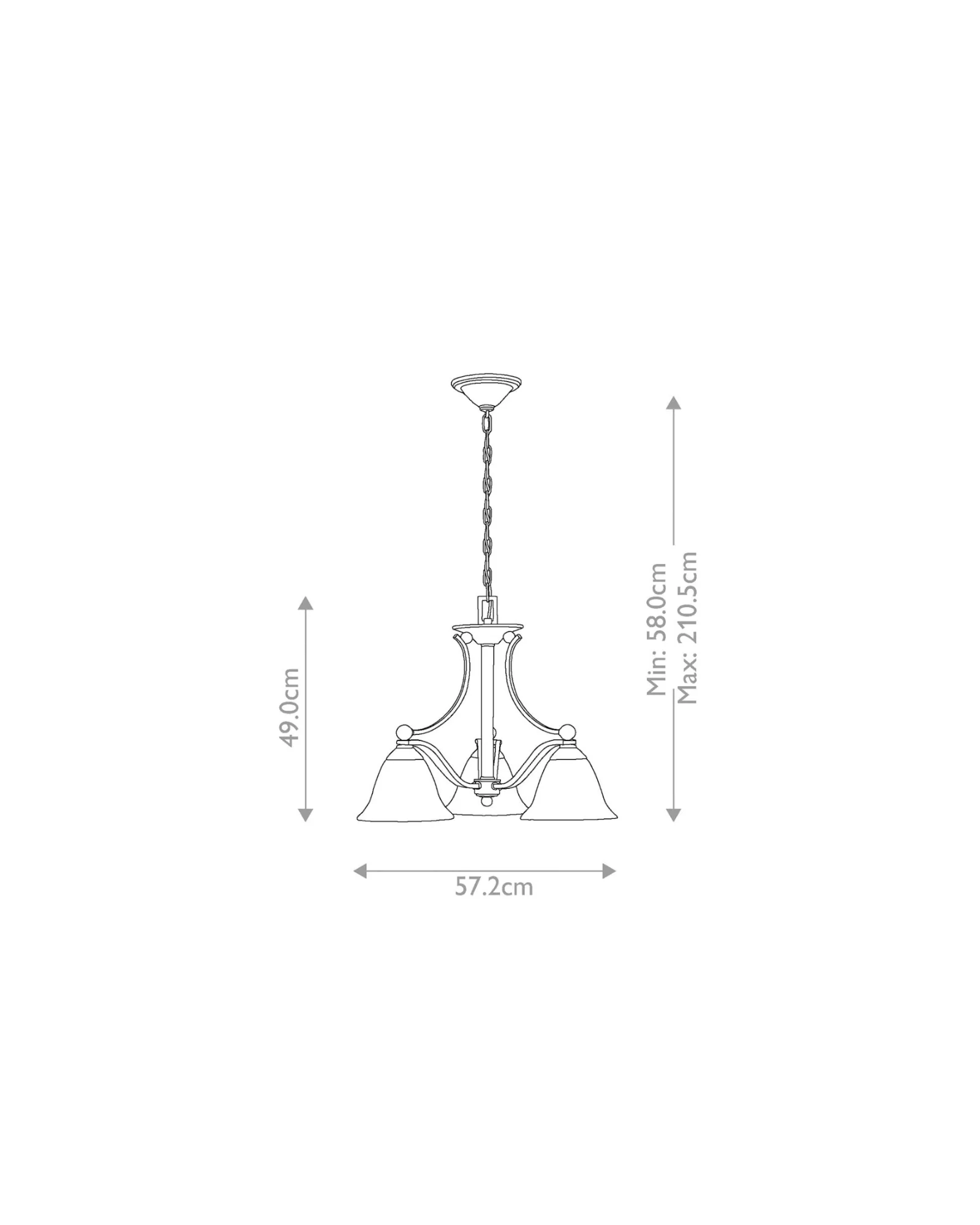 Bolla 3lt Chandelier - Image 5