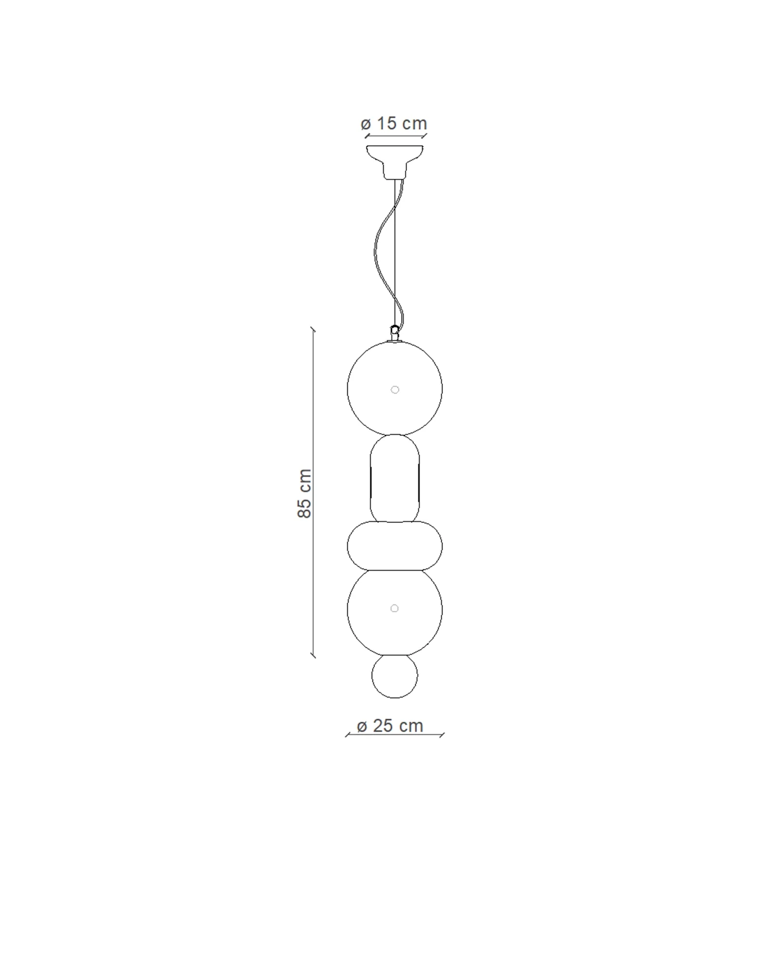 Bumbum 4lt Pendant Light - Ex Display - Image 5