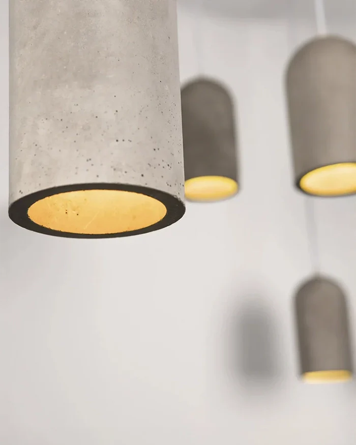 Concrete U Pendant Light - Image 4