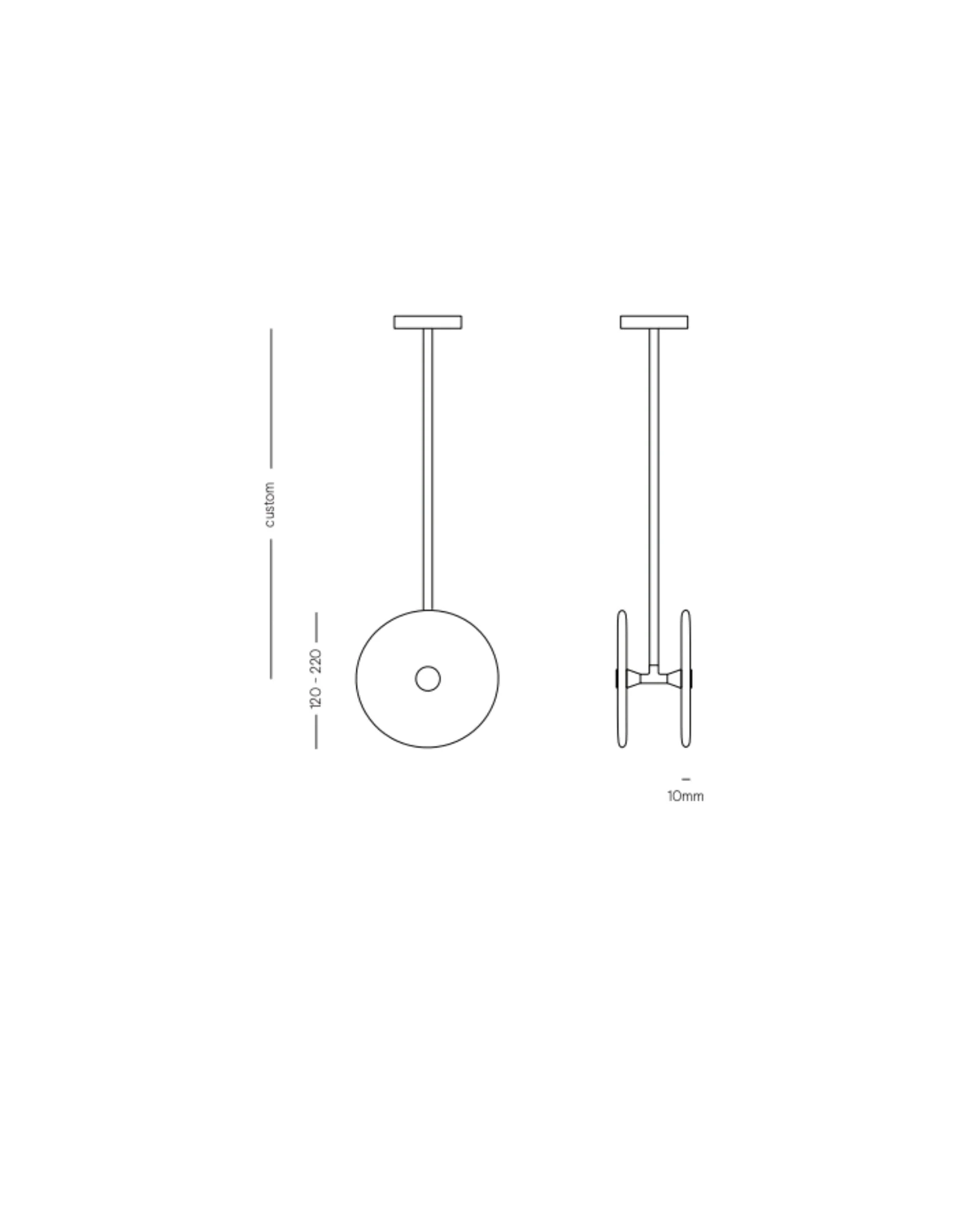 Coral Duo Rod Pendant Light - Image 11
