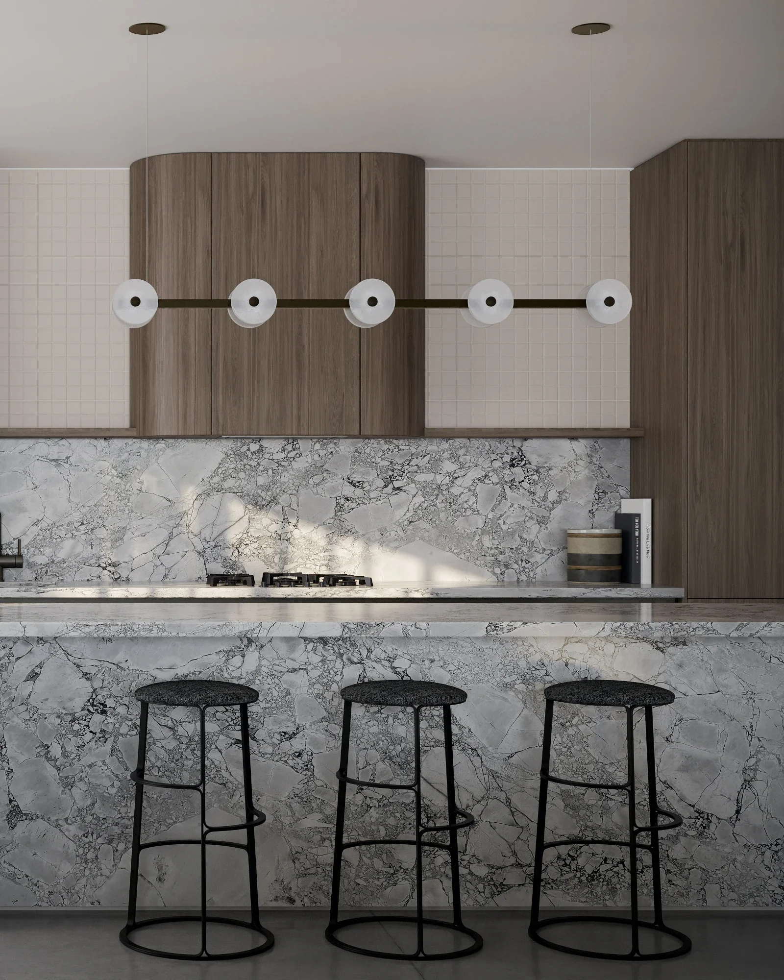 Coral Linear Bar Pendant Light - Image 3