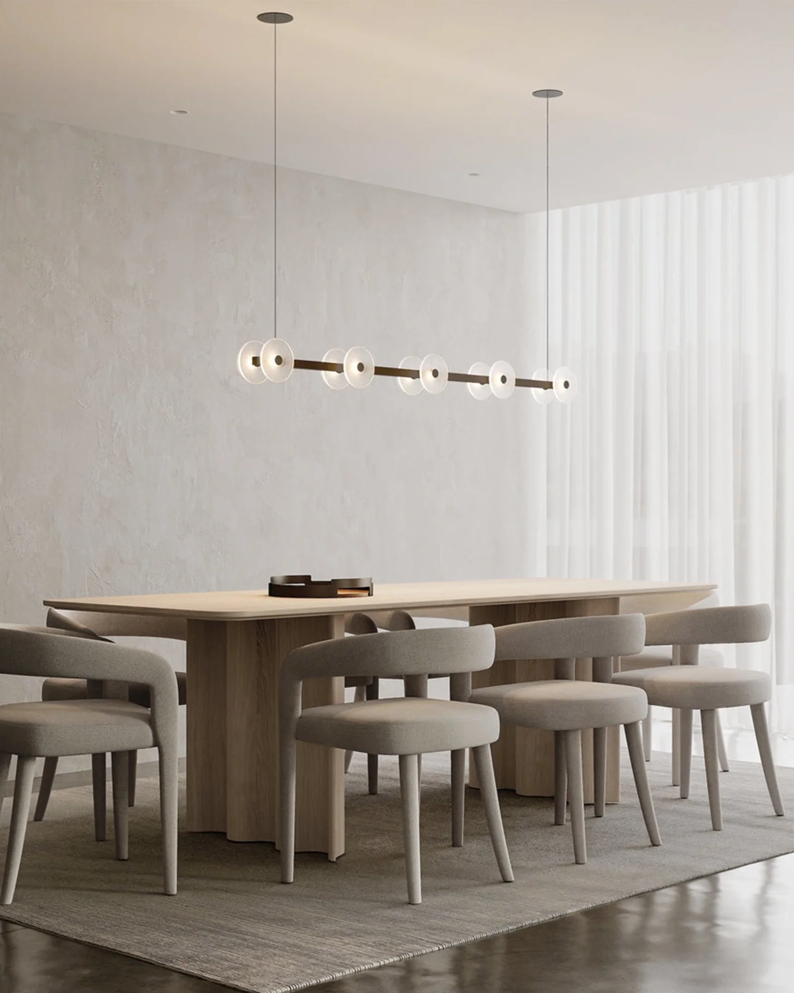 Coral Linear Bar Pendant Light - Image 4