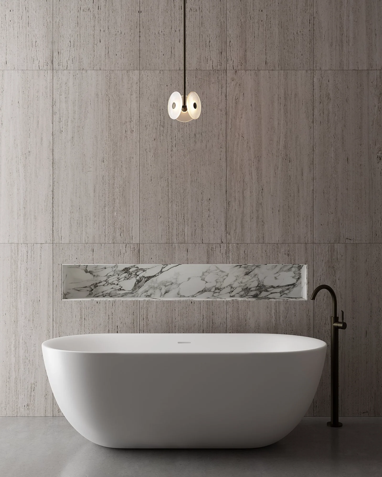 Coral Trio Rod Pendant Light
