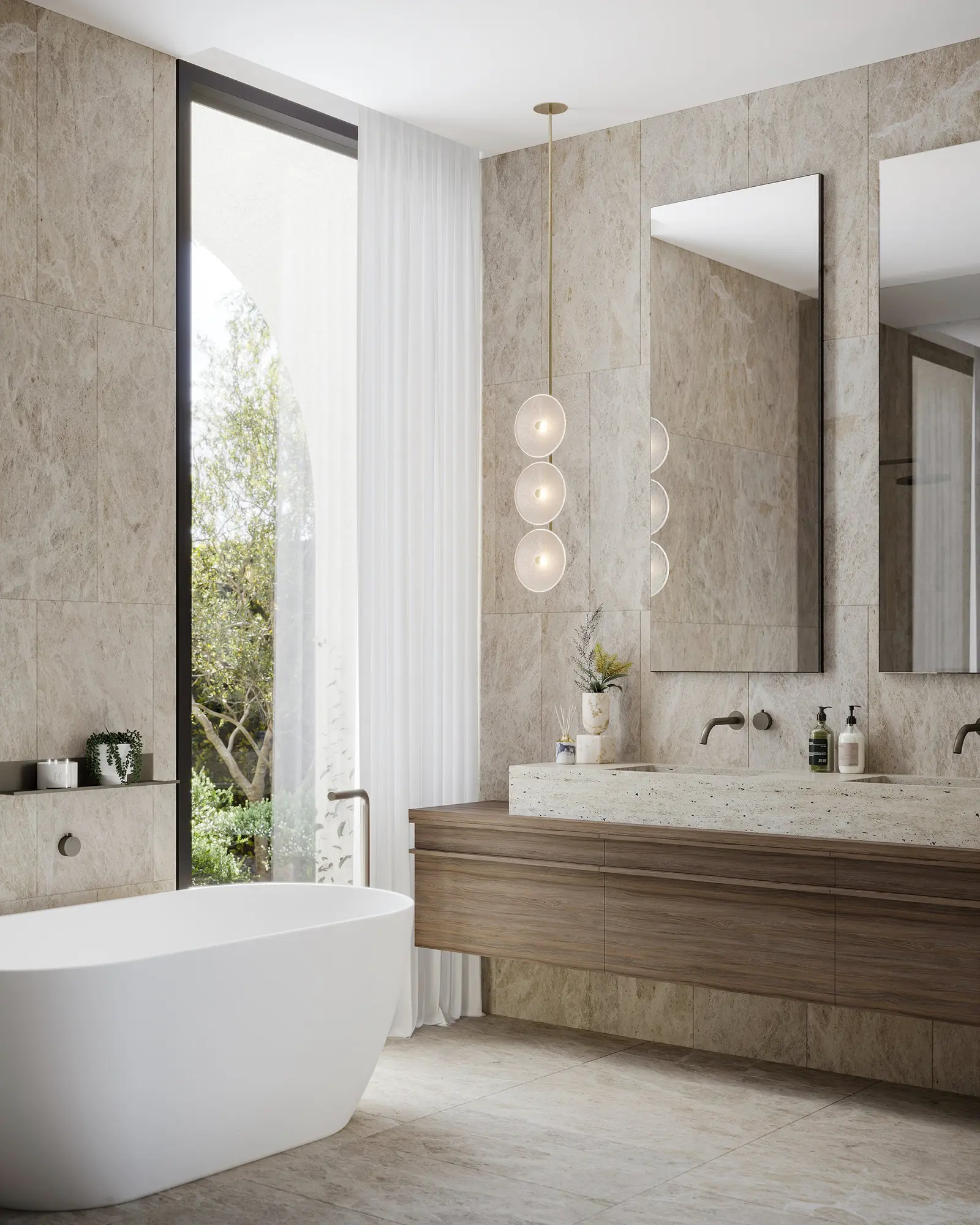 Coral Trio Pendant Light - Image 3
