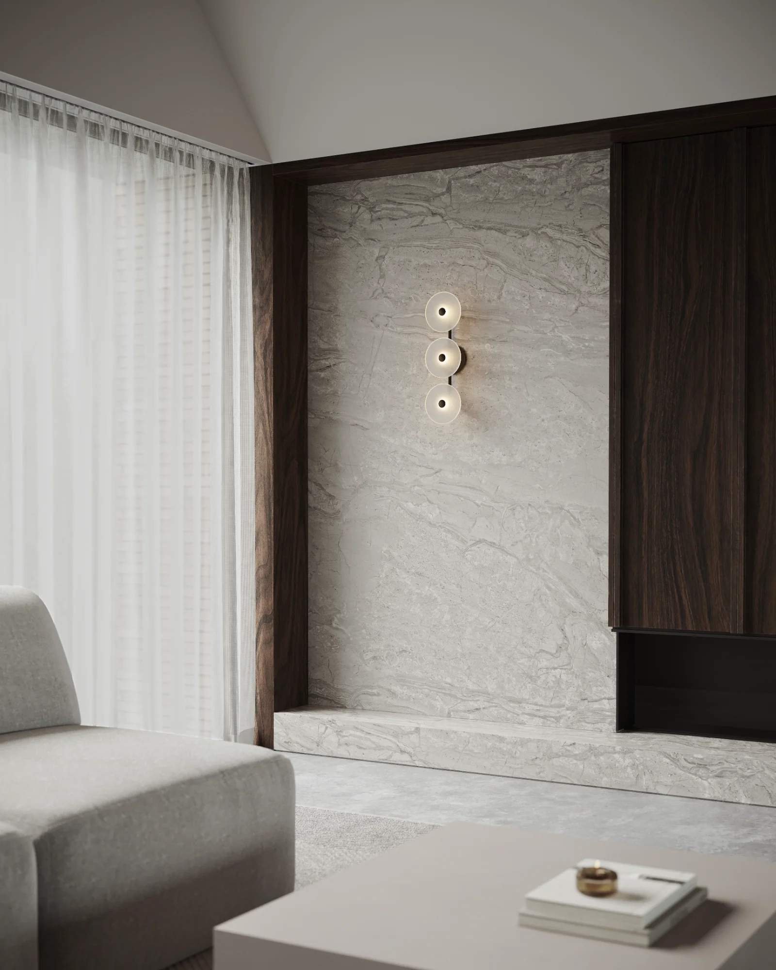Coral Trio Rod Wall Light - Image 2