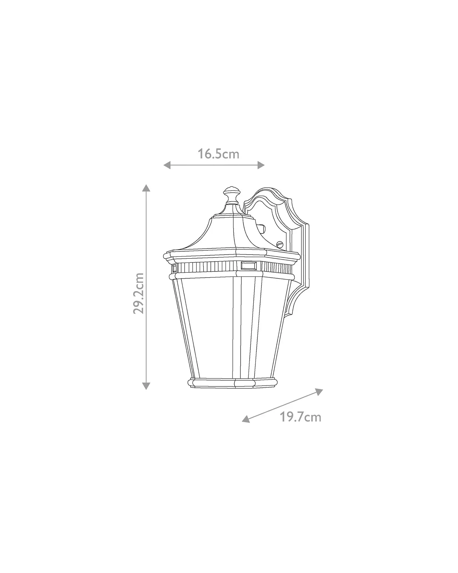 Cotswold Lane Lantern Wall Light - Image 4