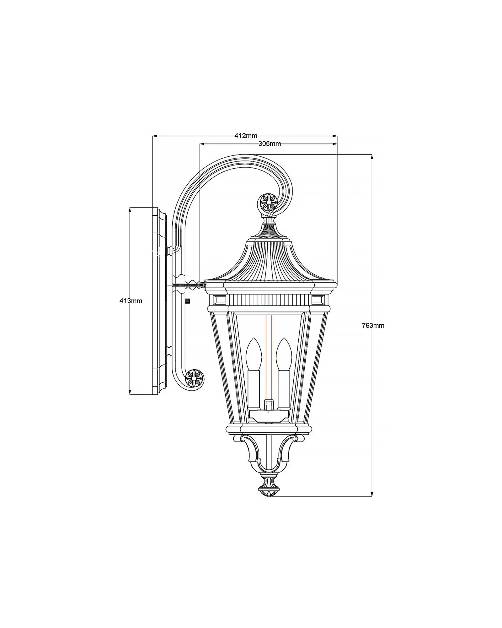 Cotswold Lane Wall Light - Image 4
