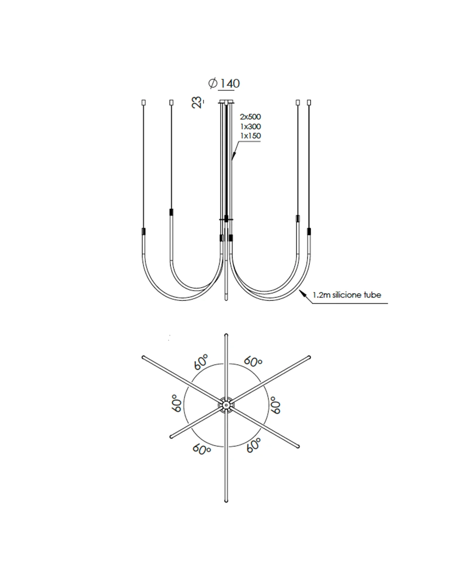 Cram 6lt Pendant Light - Image 4
