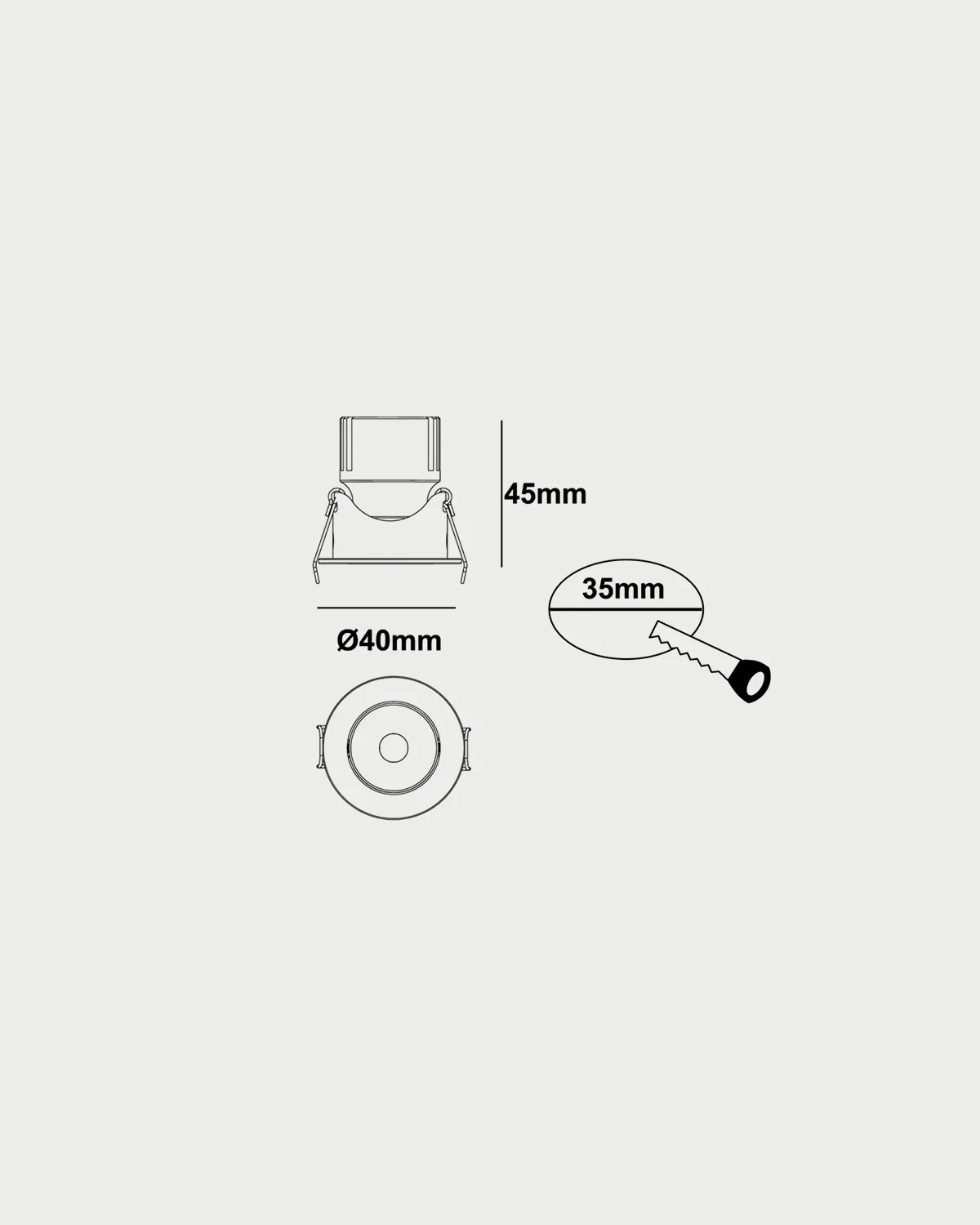 Darc 40 Tilt Downlight - Image 4