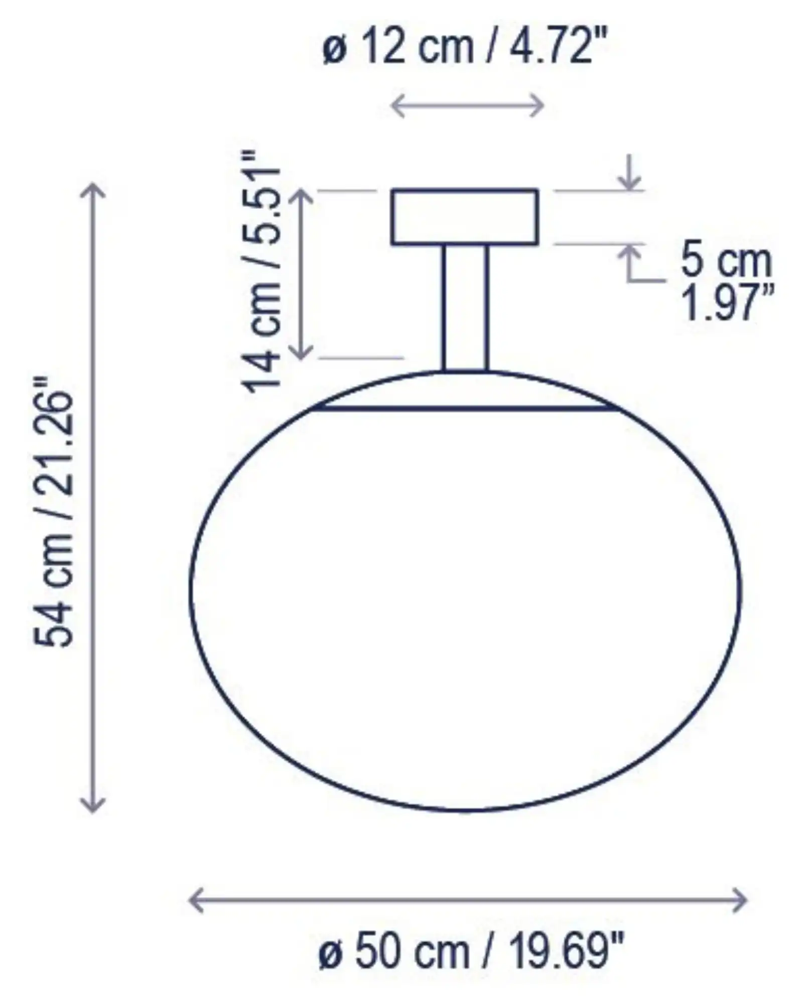 Elipse Outdoor Ceiling Light - Image 5