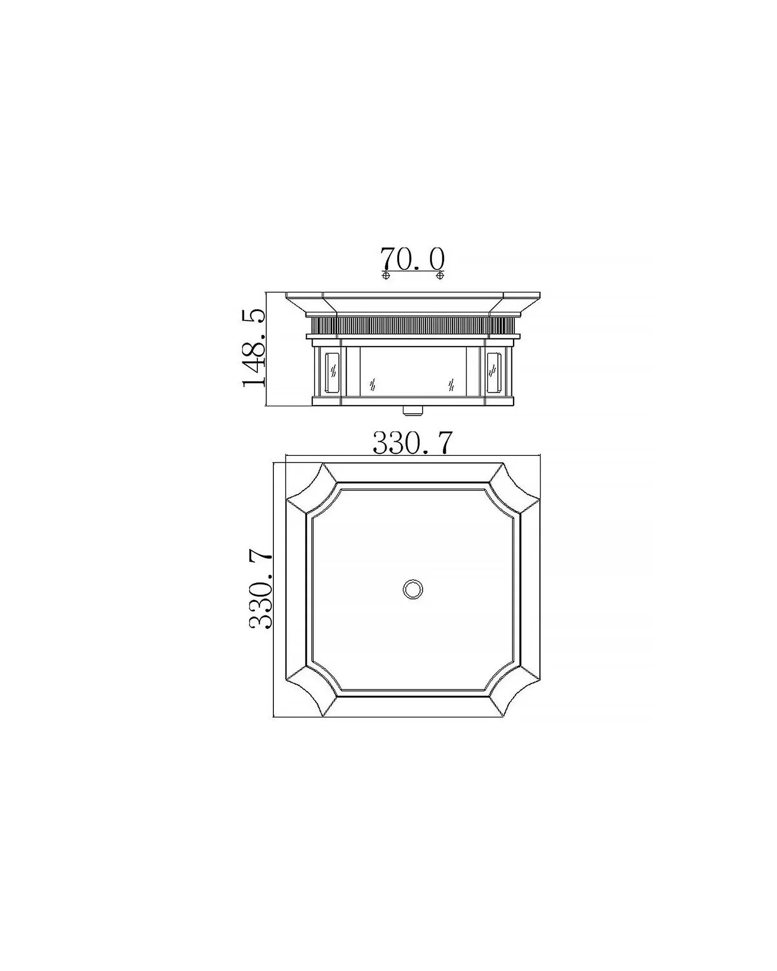 Federal Ceiling Light - Image 3