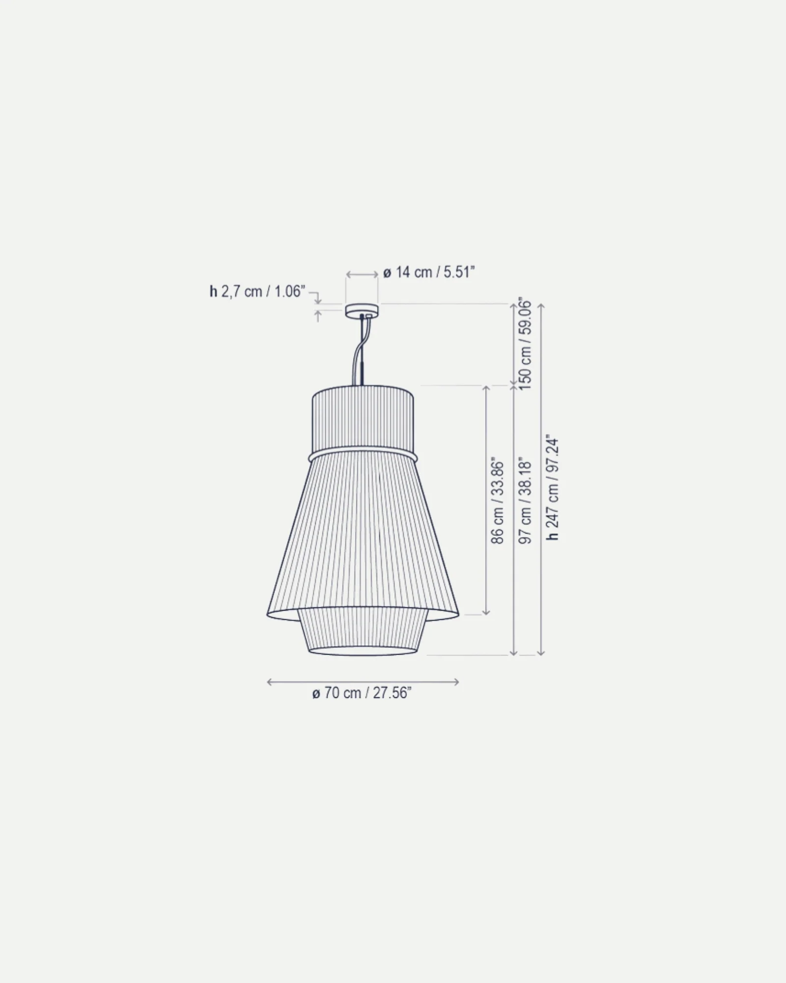 Folie 2-tier Pendant Light - Image 5