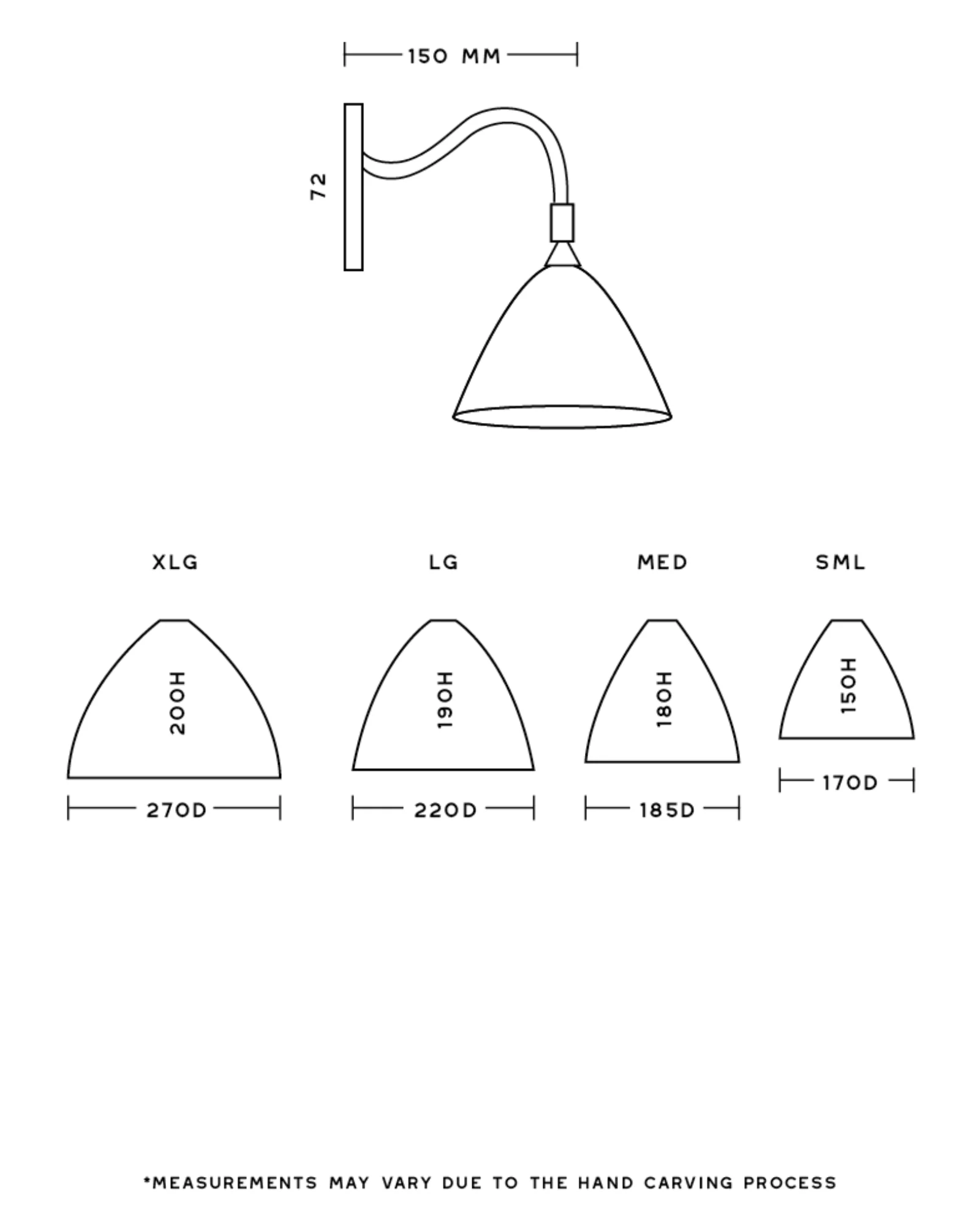 Fossil Coral Swan Cone Wall Light - Image 8
