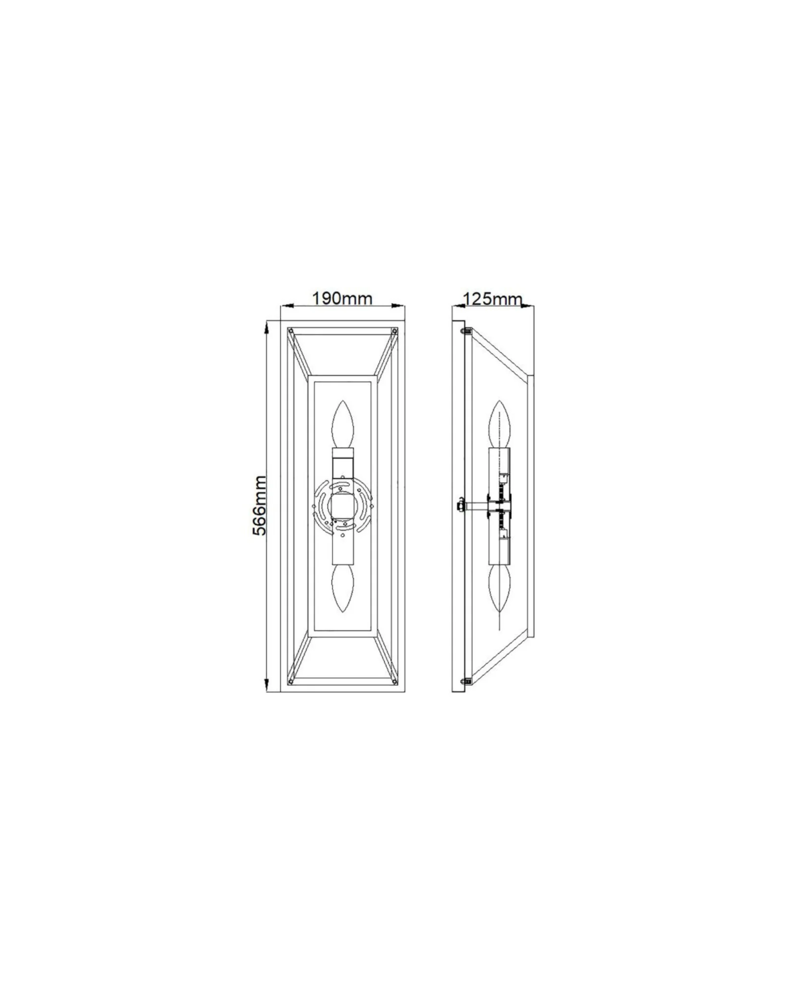 Fulton 2lt Wall Light - Image 8