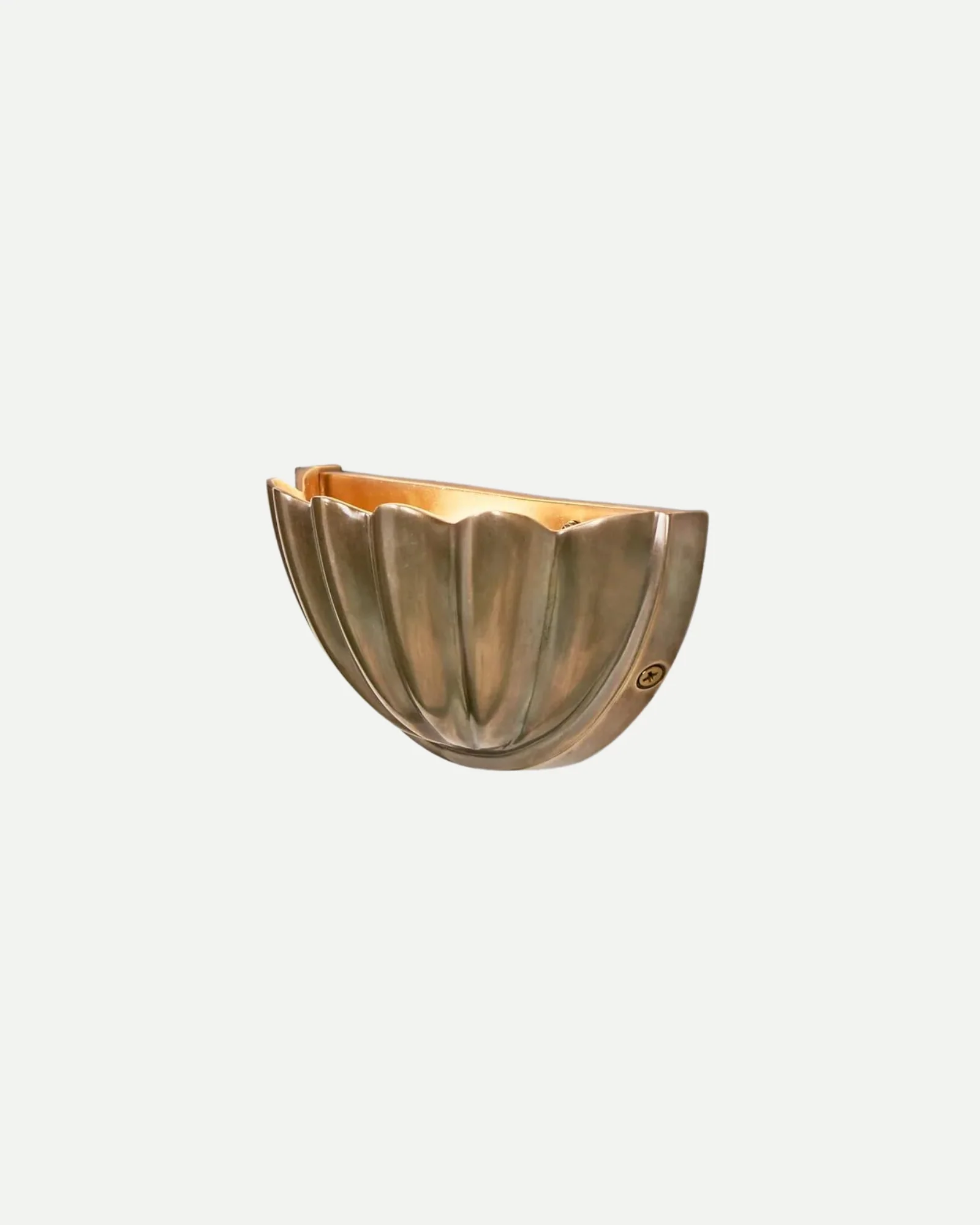 Half Moon Shell Wall Light