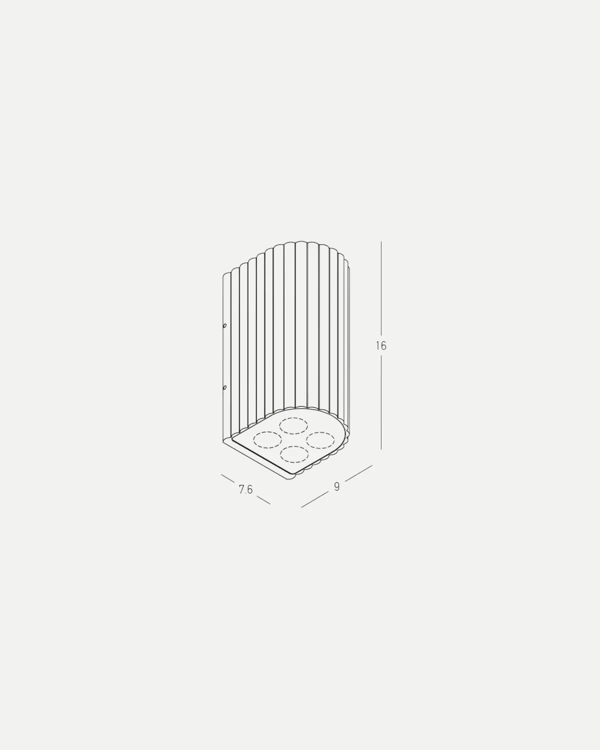 Hestia Double Outdoor Wall Light - Graphite - Image 3