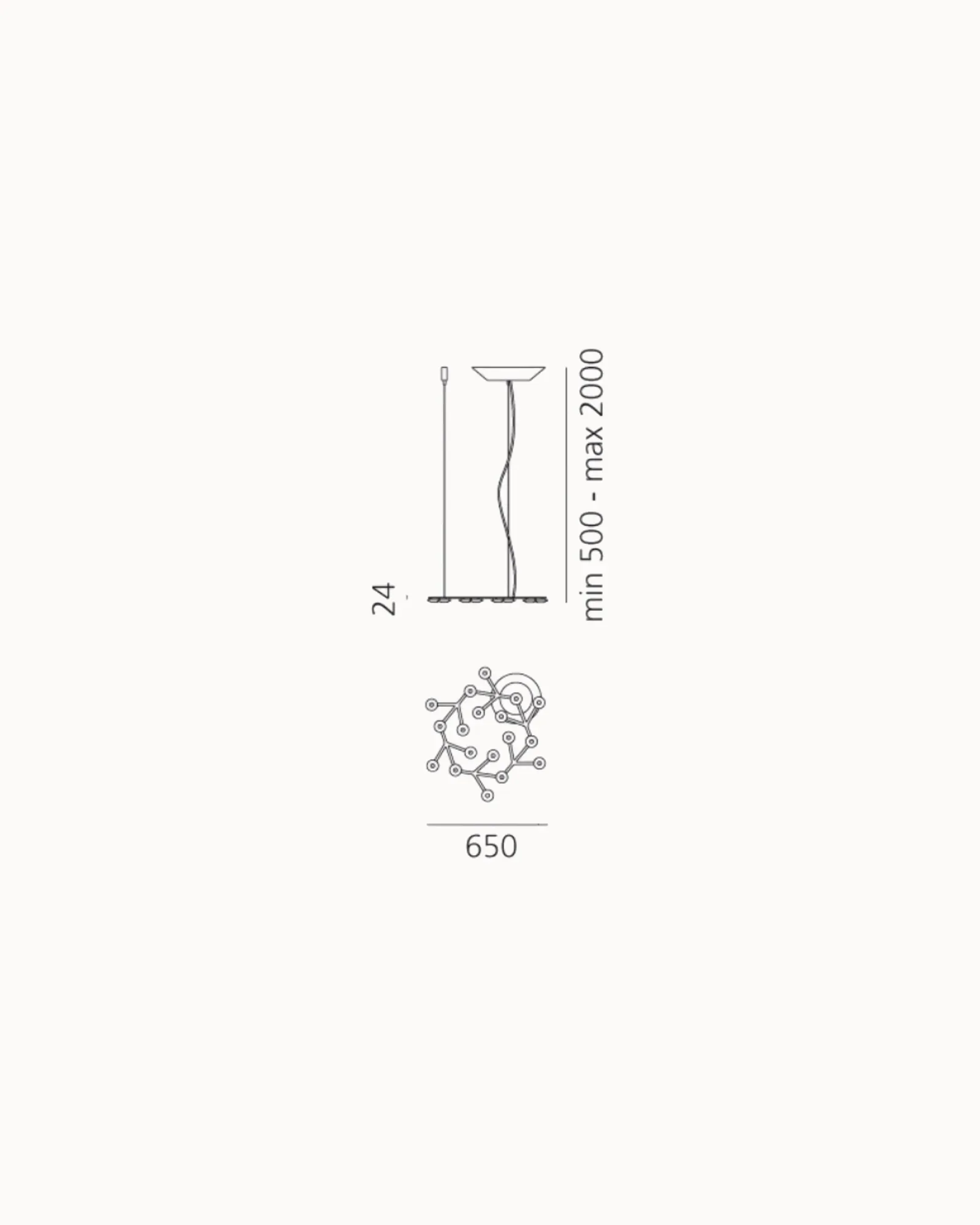 Led Net Circle Pendant Light - Image 3
