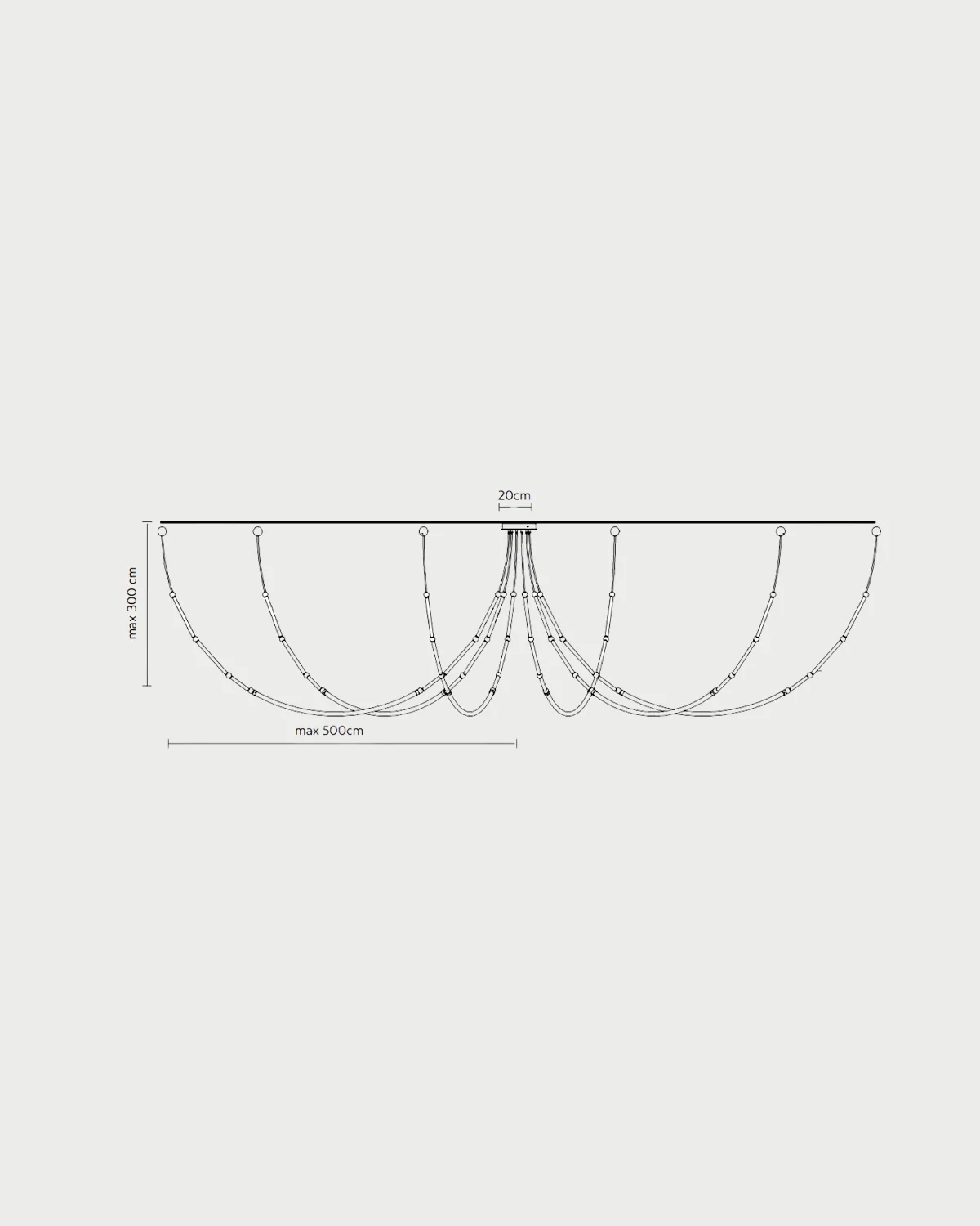 Leda 6lt Pendant Light - Image 4