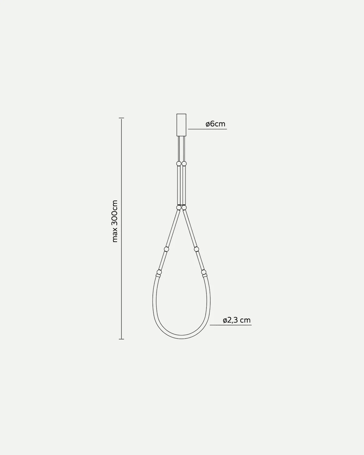 Leda Outdoor Drop Pendant Light - Image 5