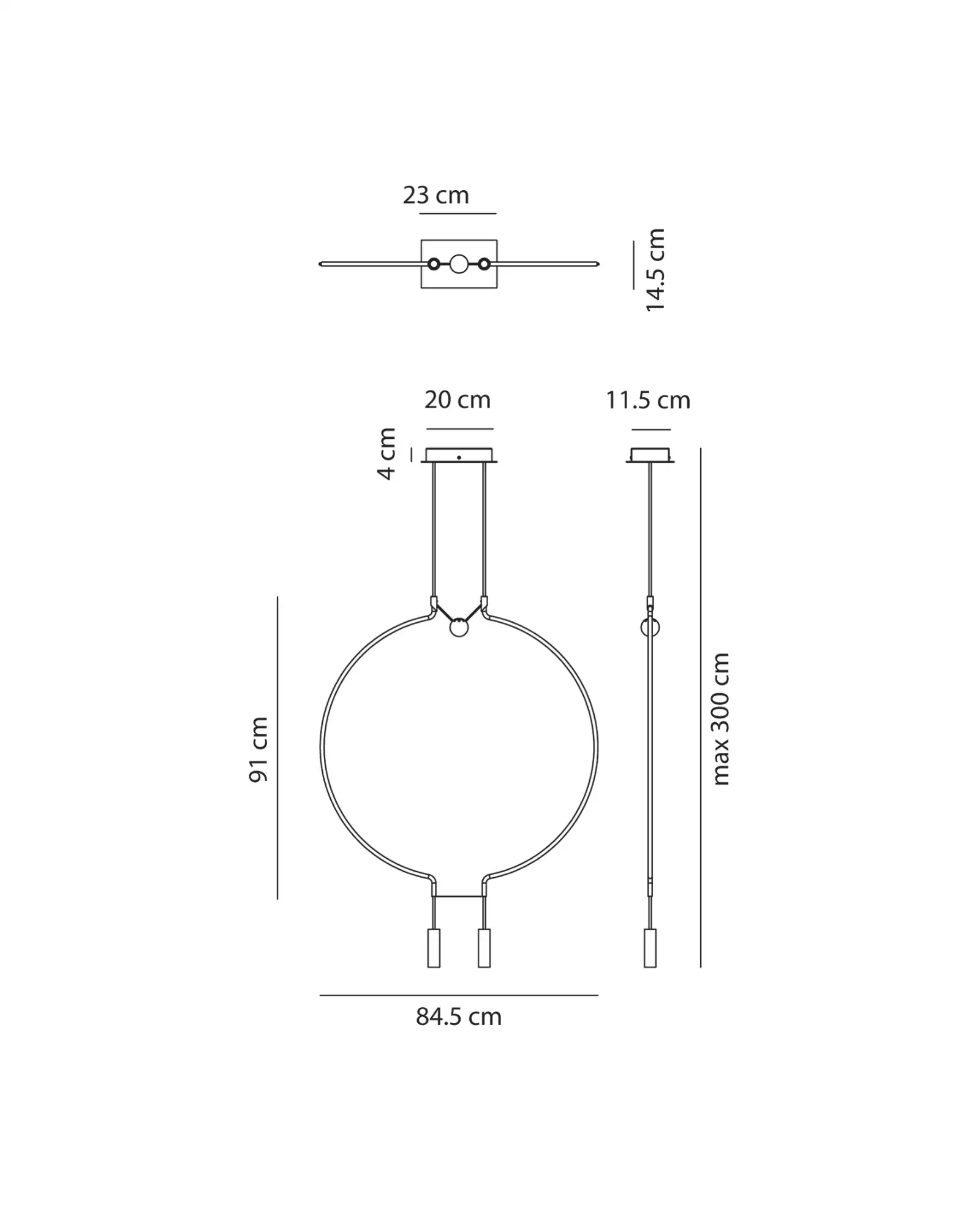 Liaison 2lt Pendant Light - Image 2
