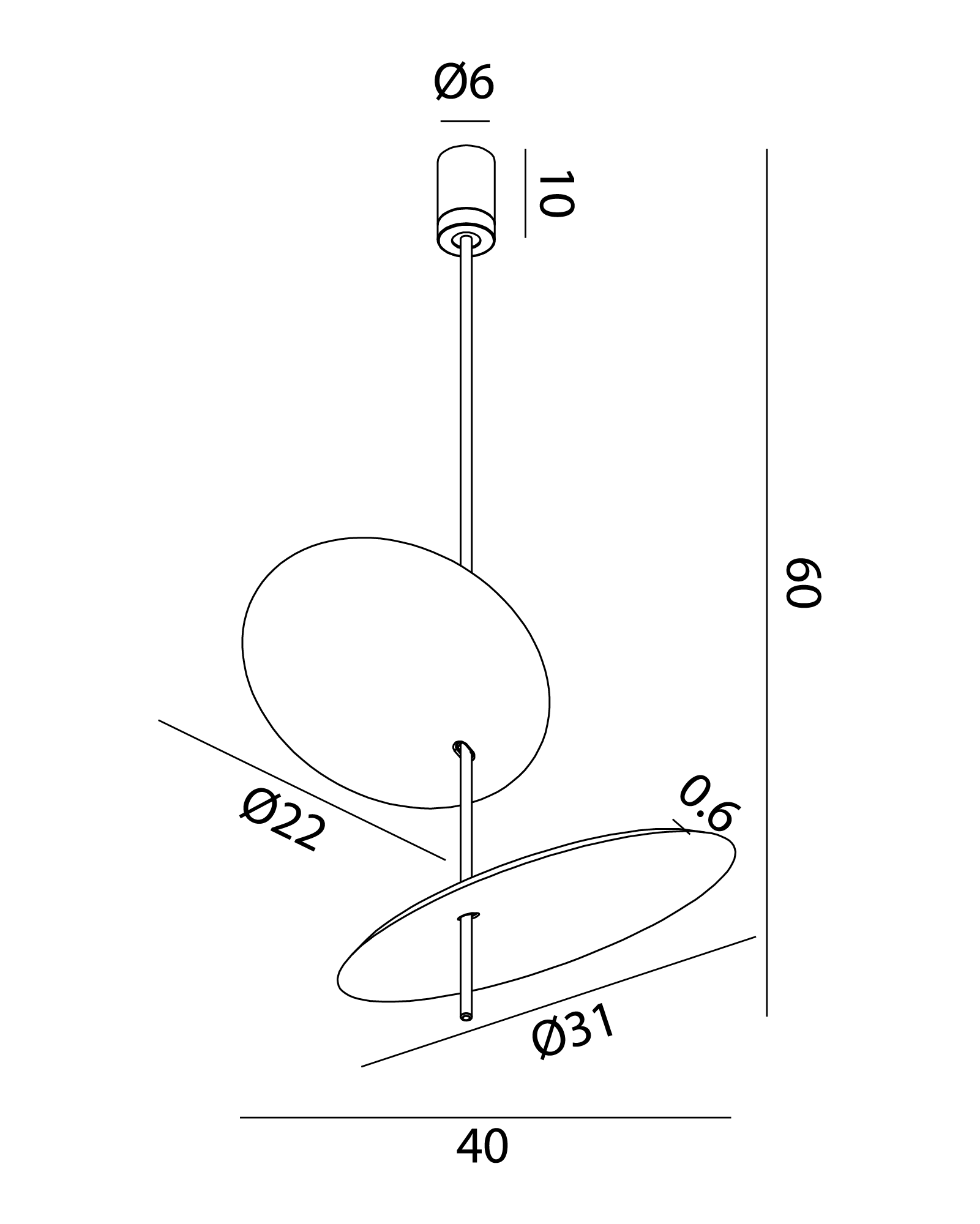 Lua 2lt Pendant Light - Image 3