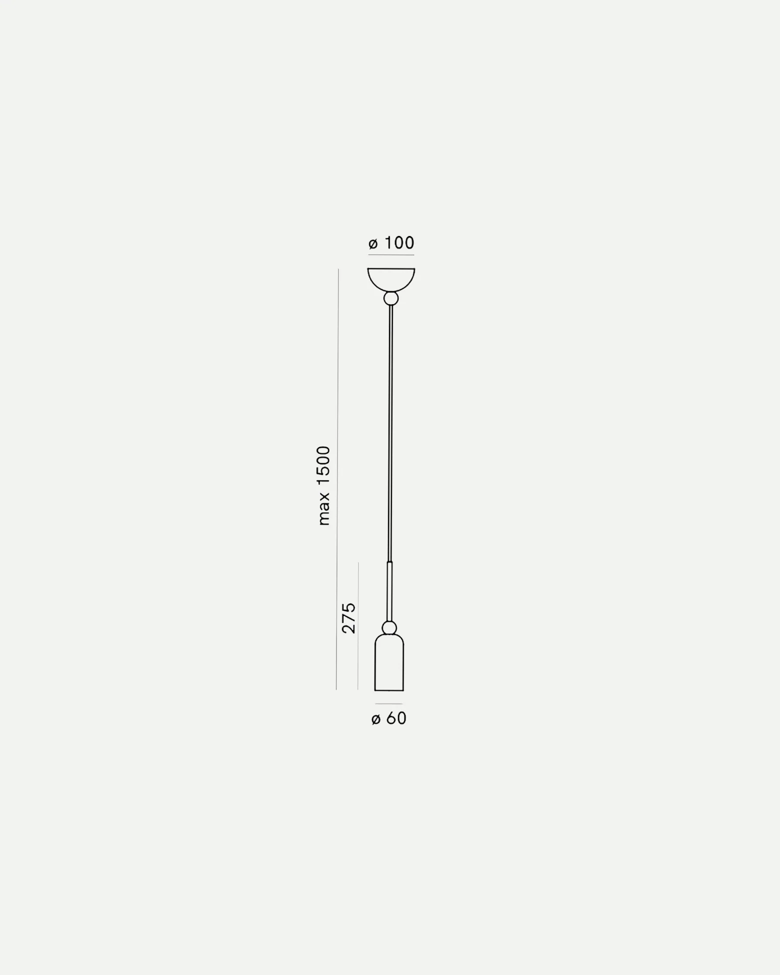 Madame 1lt Pendant Light - Image 6
