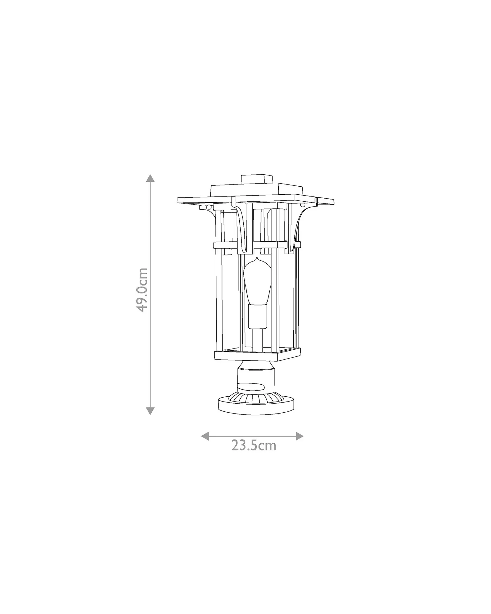 Manhattan Pedestal Light - Image 4