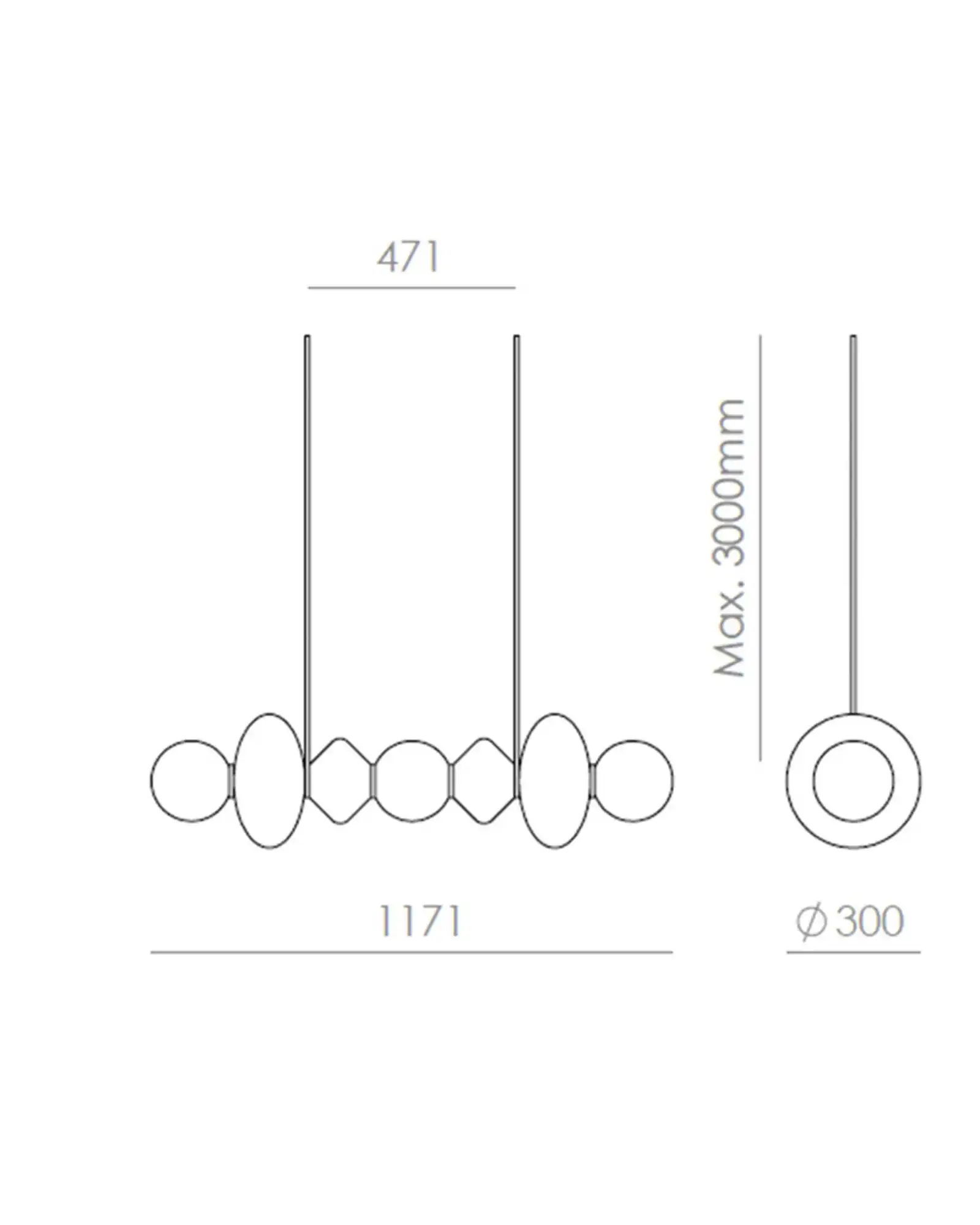 Mapi Linear Pendant Light - Image 4