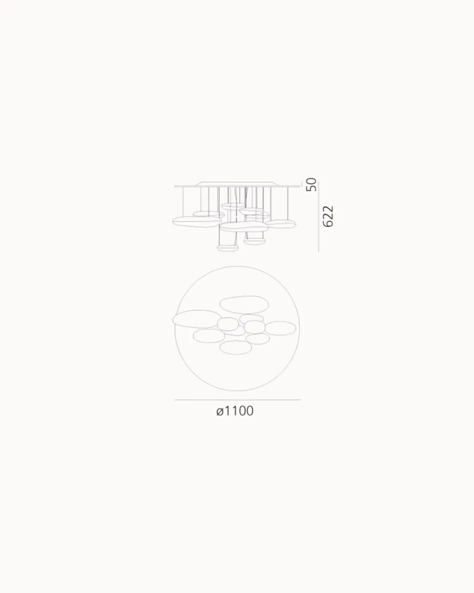 Mercury Ceiling Light - Image 4