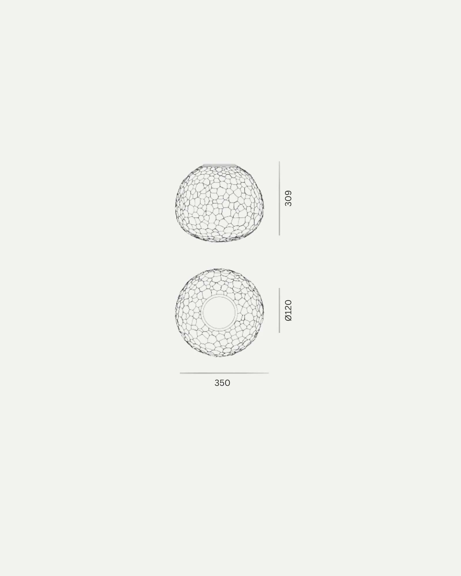 Meteorite Ceiling Light - Image 3