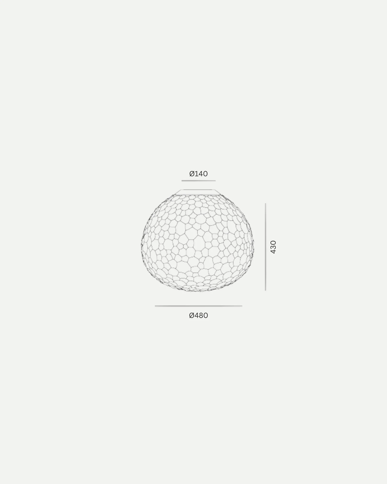 Meteorite Ceiling Light - Image 4
