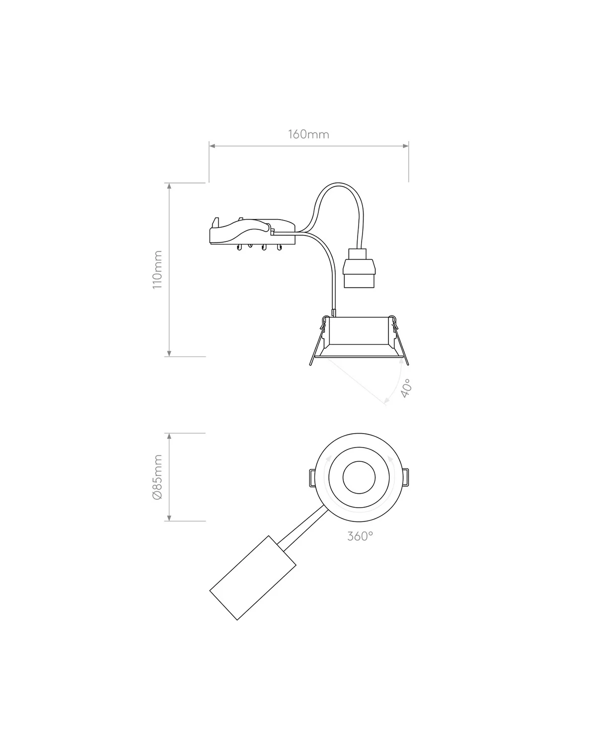 Minima Round Adjustable Downlight - Image 3