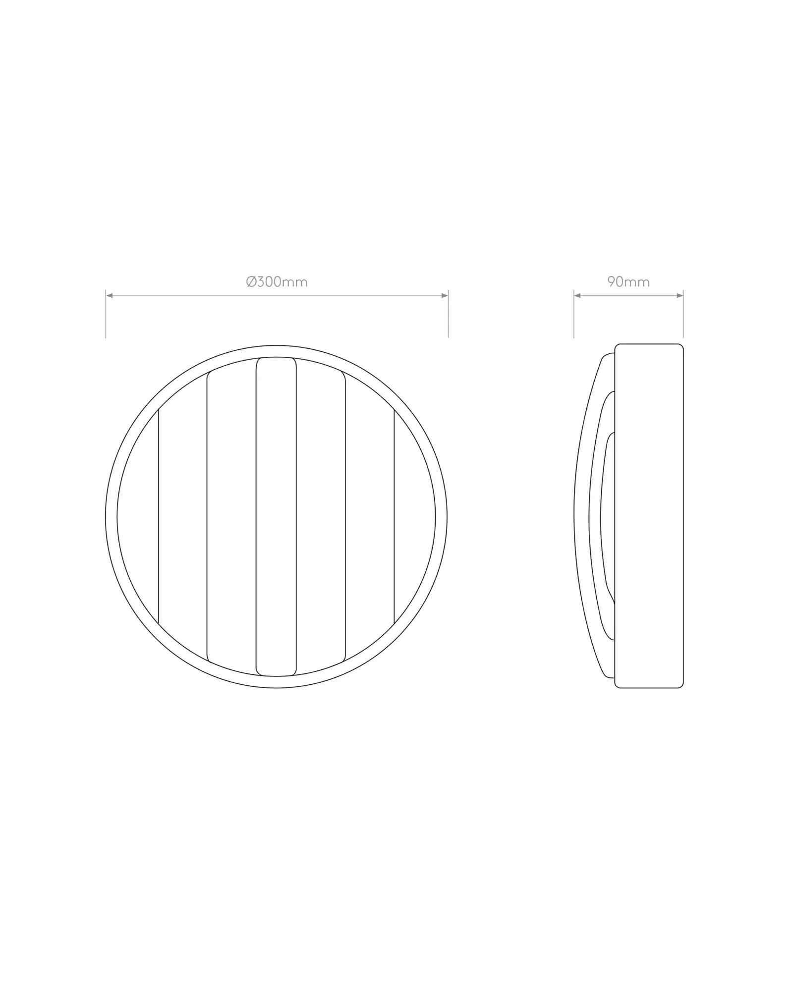 Montreal Round Wall/Ceiling Light - Image 14