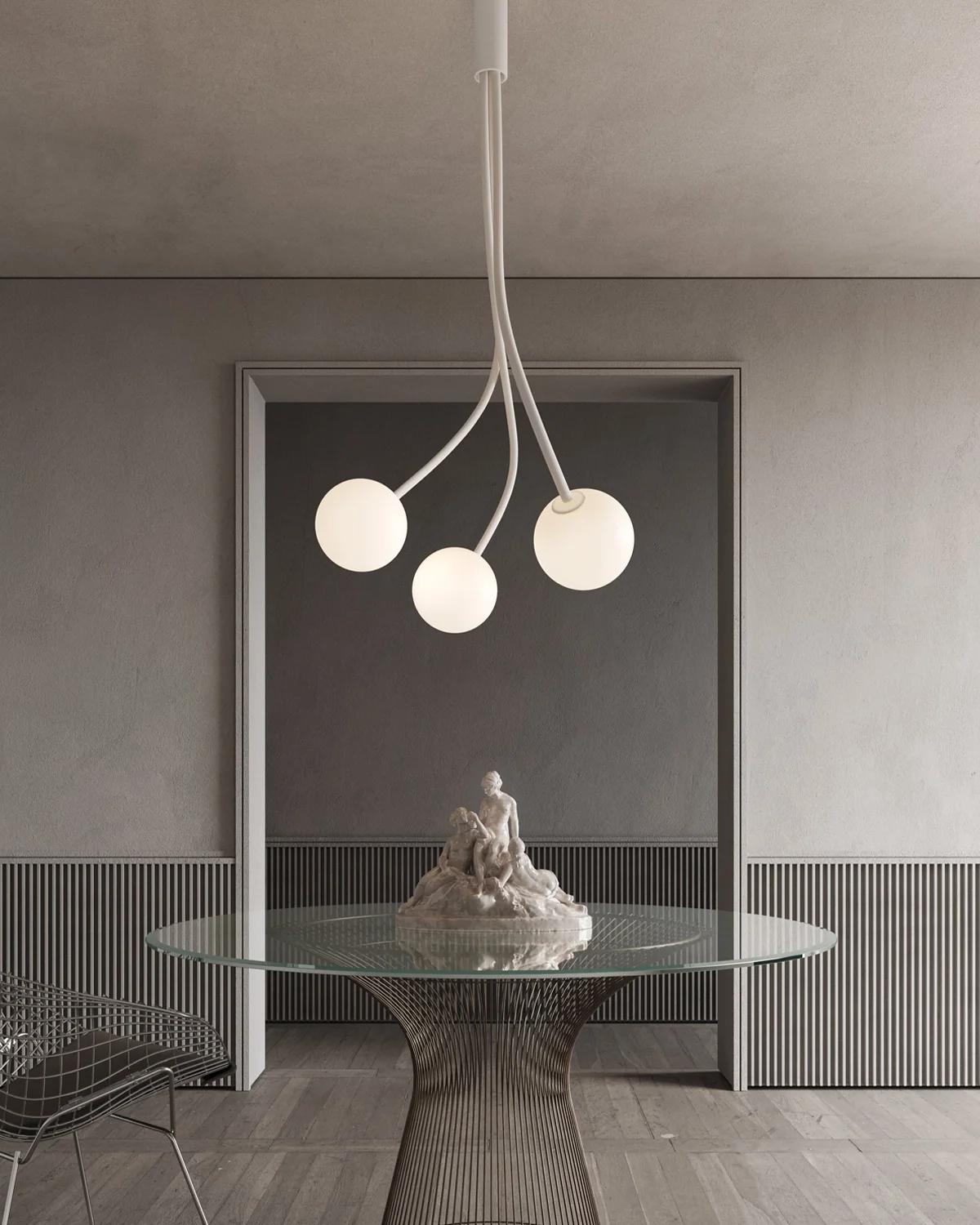 Moony 3lt Pendant Light