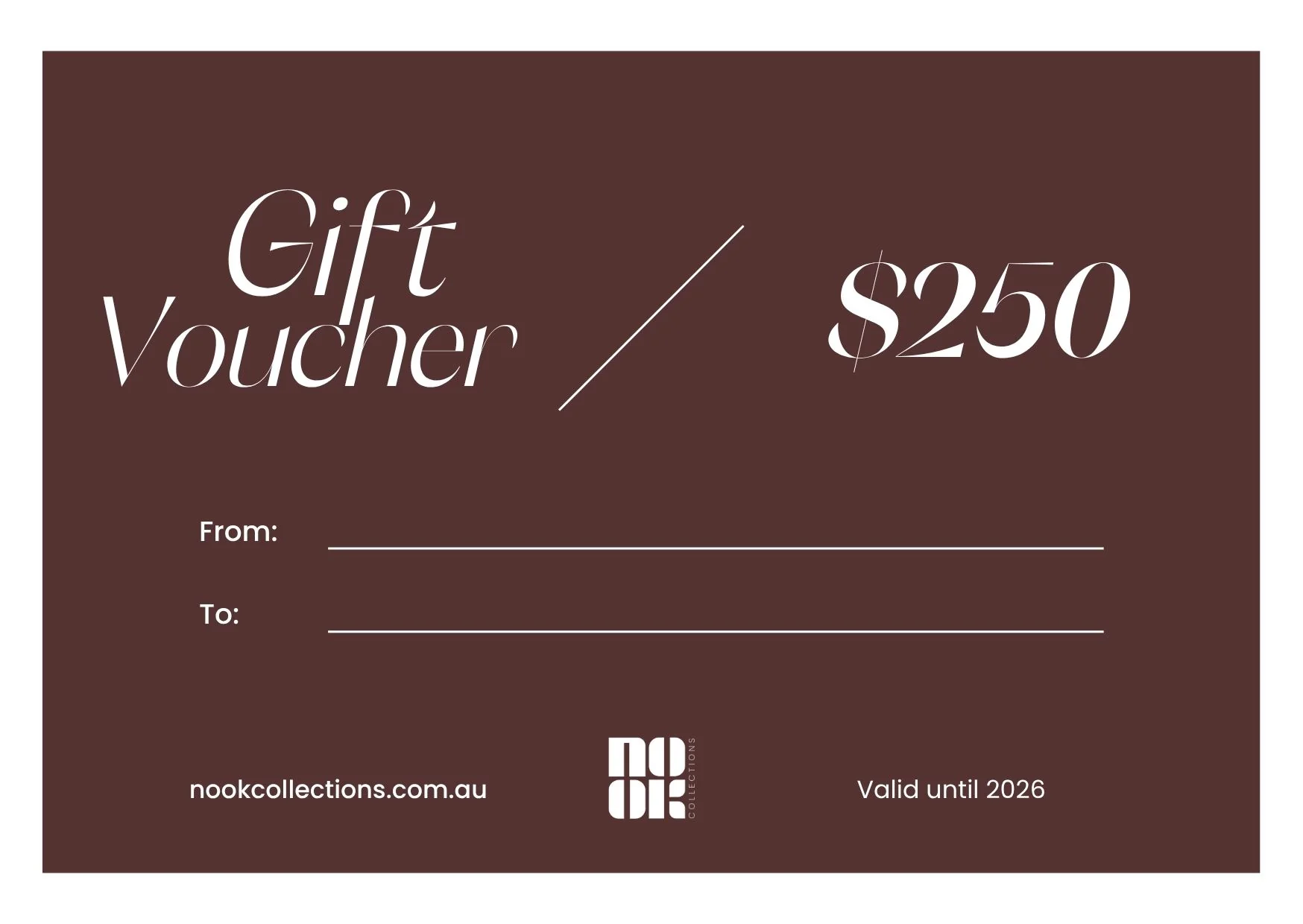 Nook Collections - Gift Card