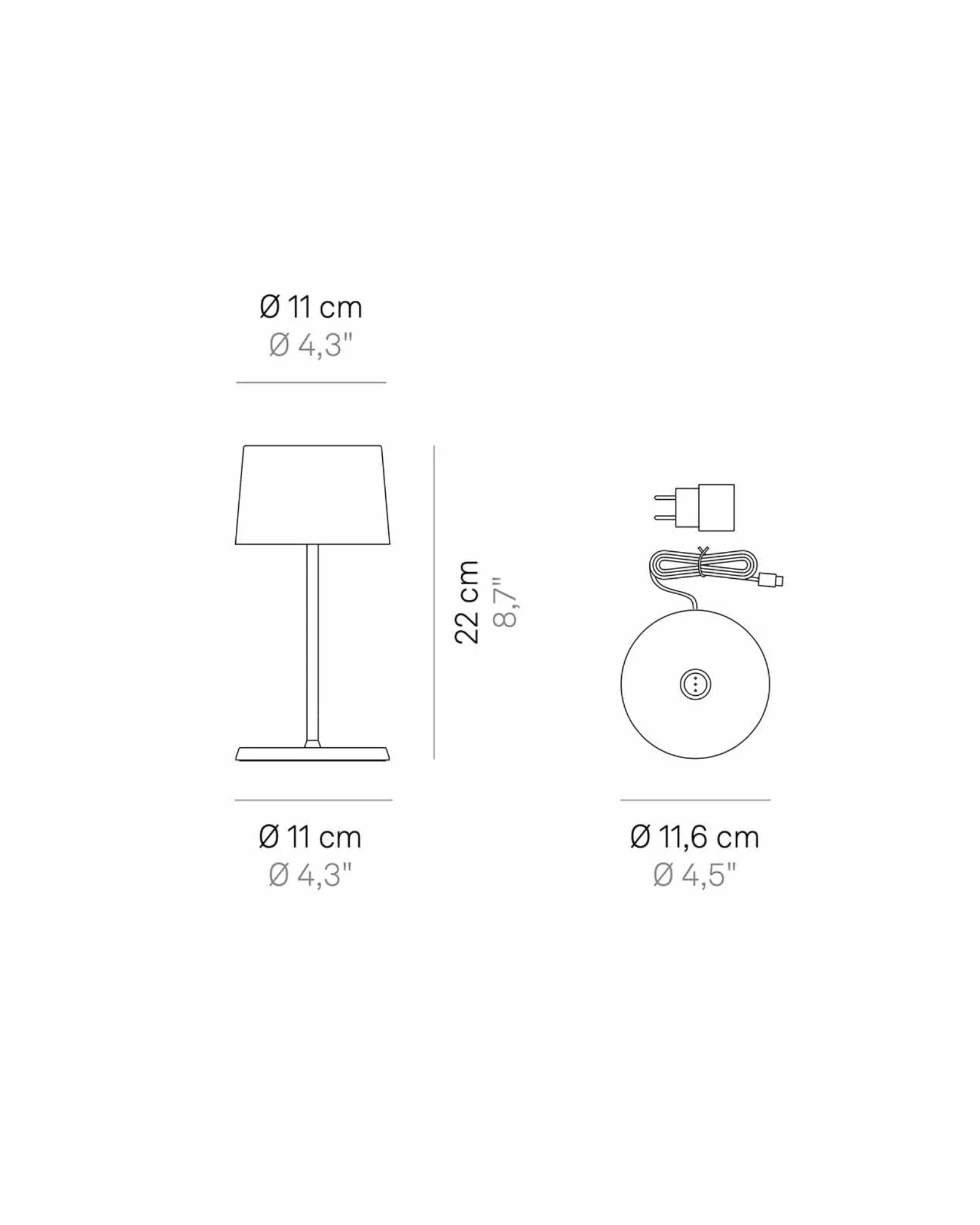 Olivia Mini Table Lamp - Image 9