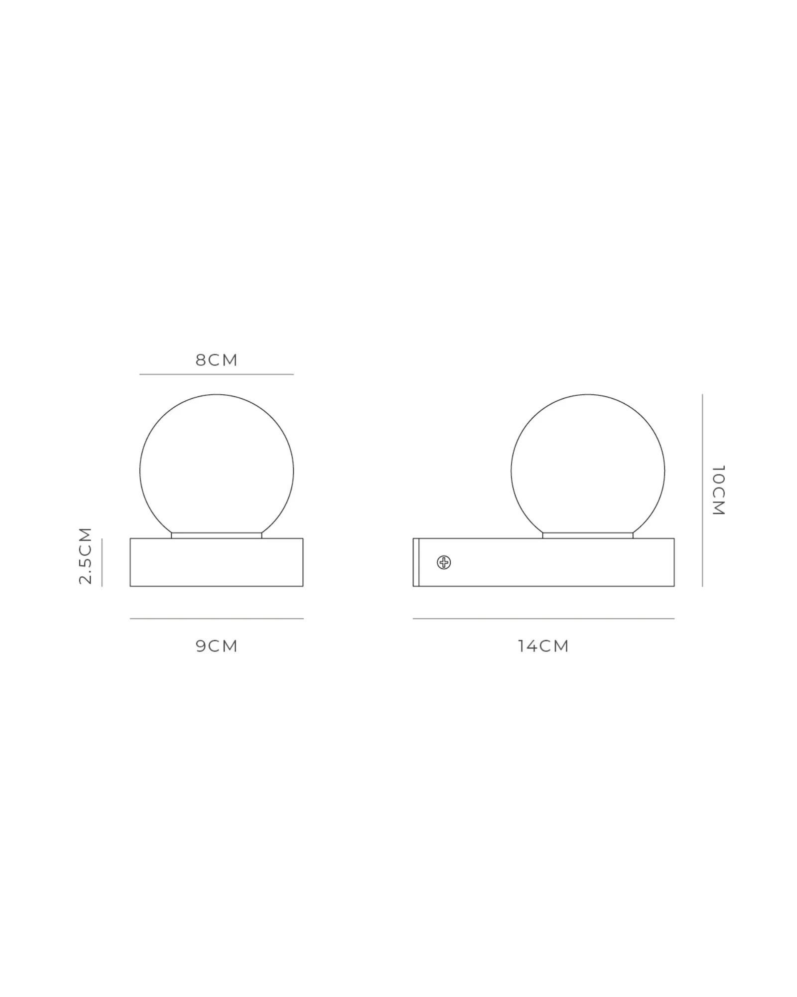 Orb Ledge Wall Light - Image 12