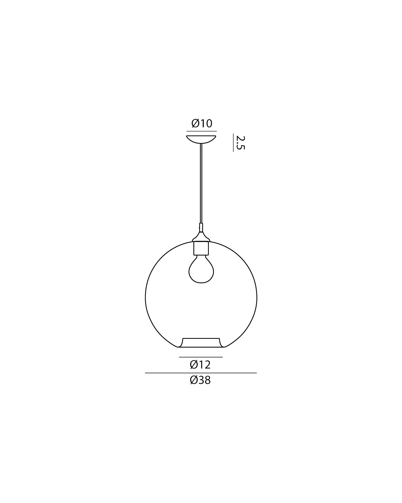 Parigi Round Pendant Light - Image 4