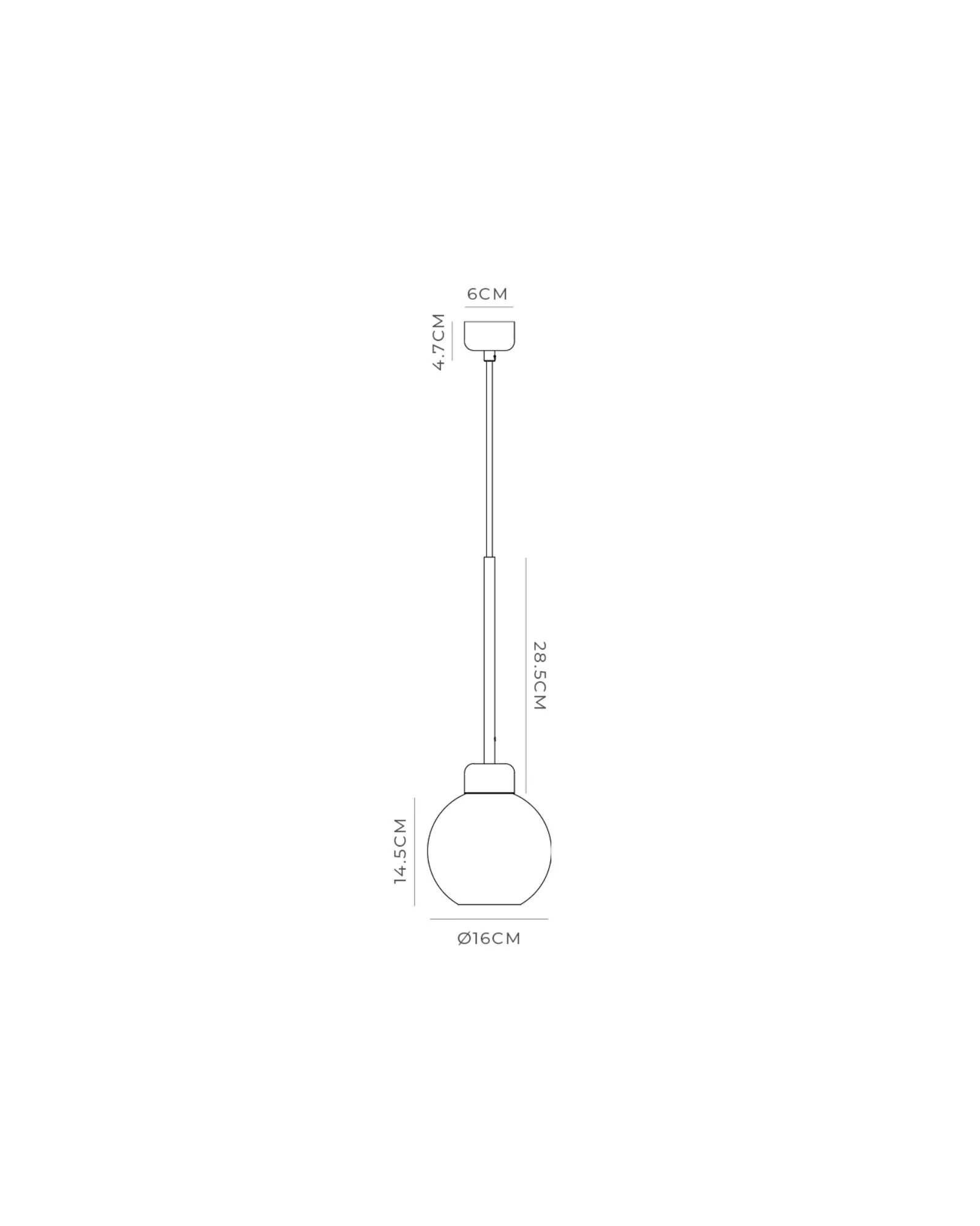 Parlour Lite Sphere Pendant Light - Image 11
